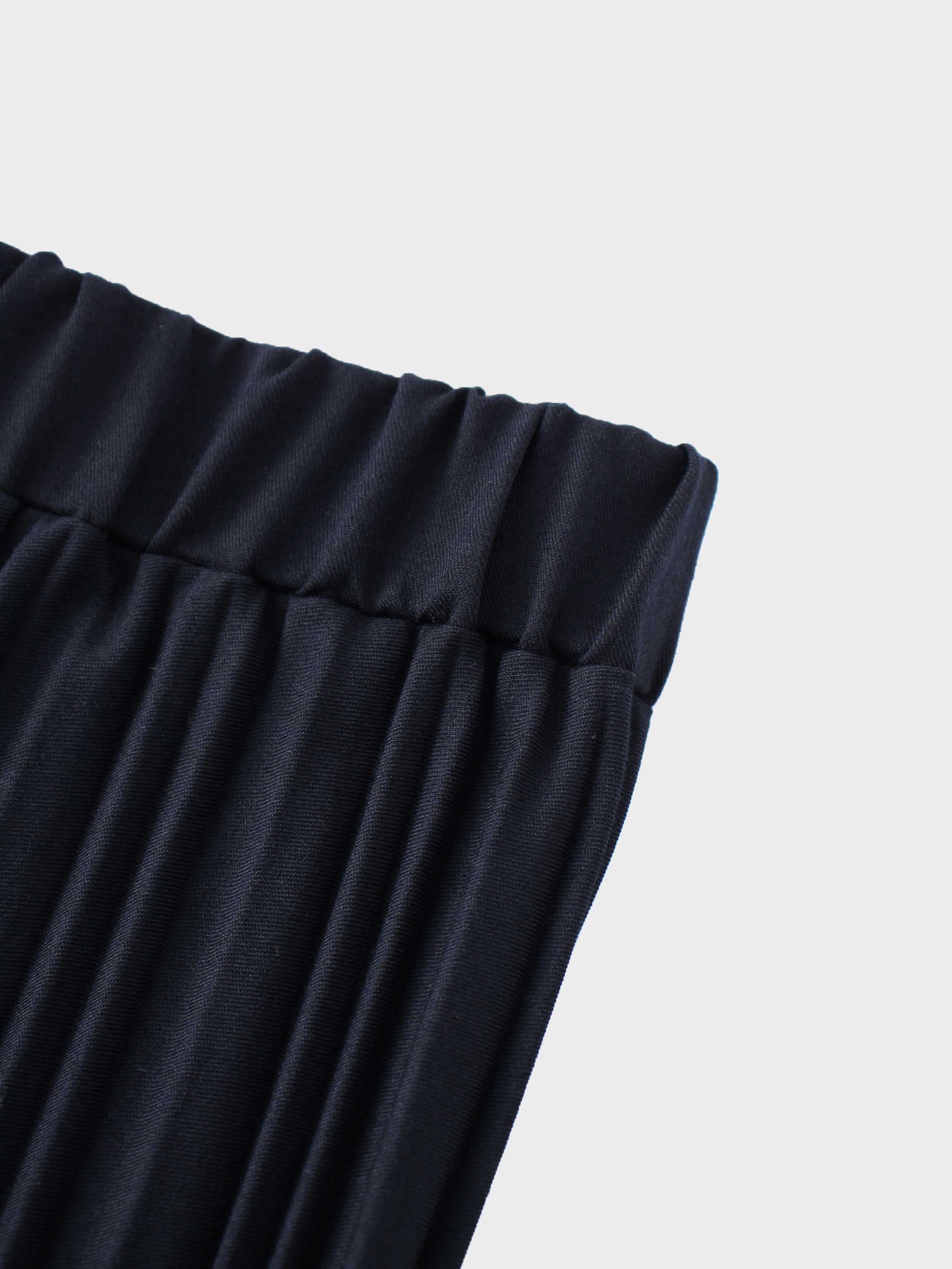 Mix Pleat Skirt-Navy