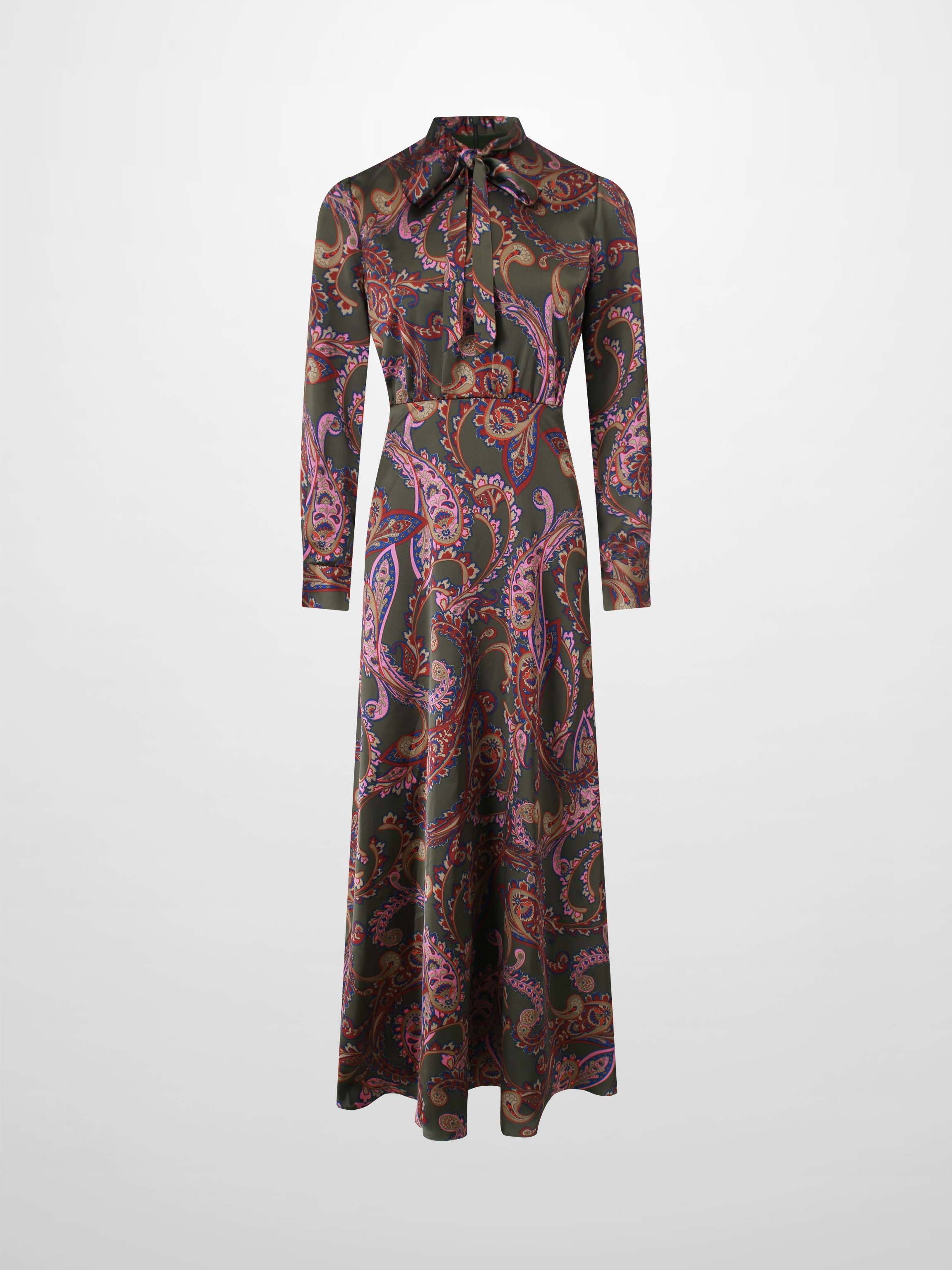 Emma Dress-Olive Paisley
