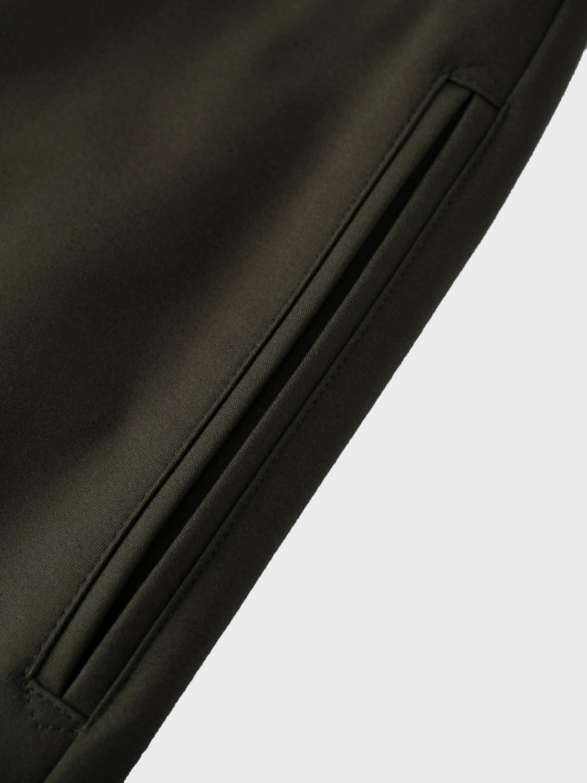 Basic A-Line Skirt-Olive Green