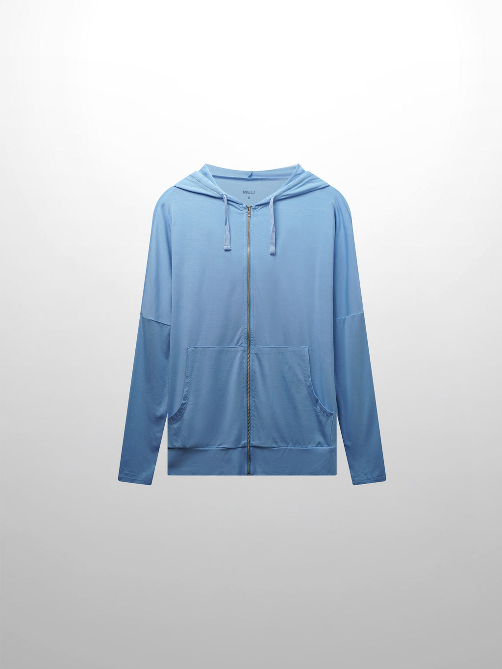 ZIP UP HOODIE-SKY BLUE