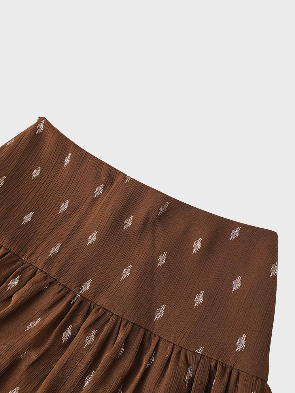 Chiffon Layered Skirt-Gold Brushed