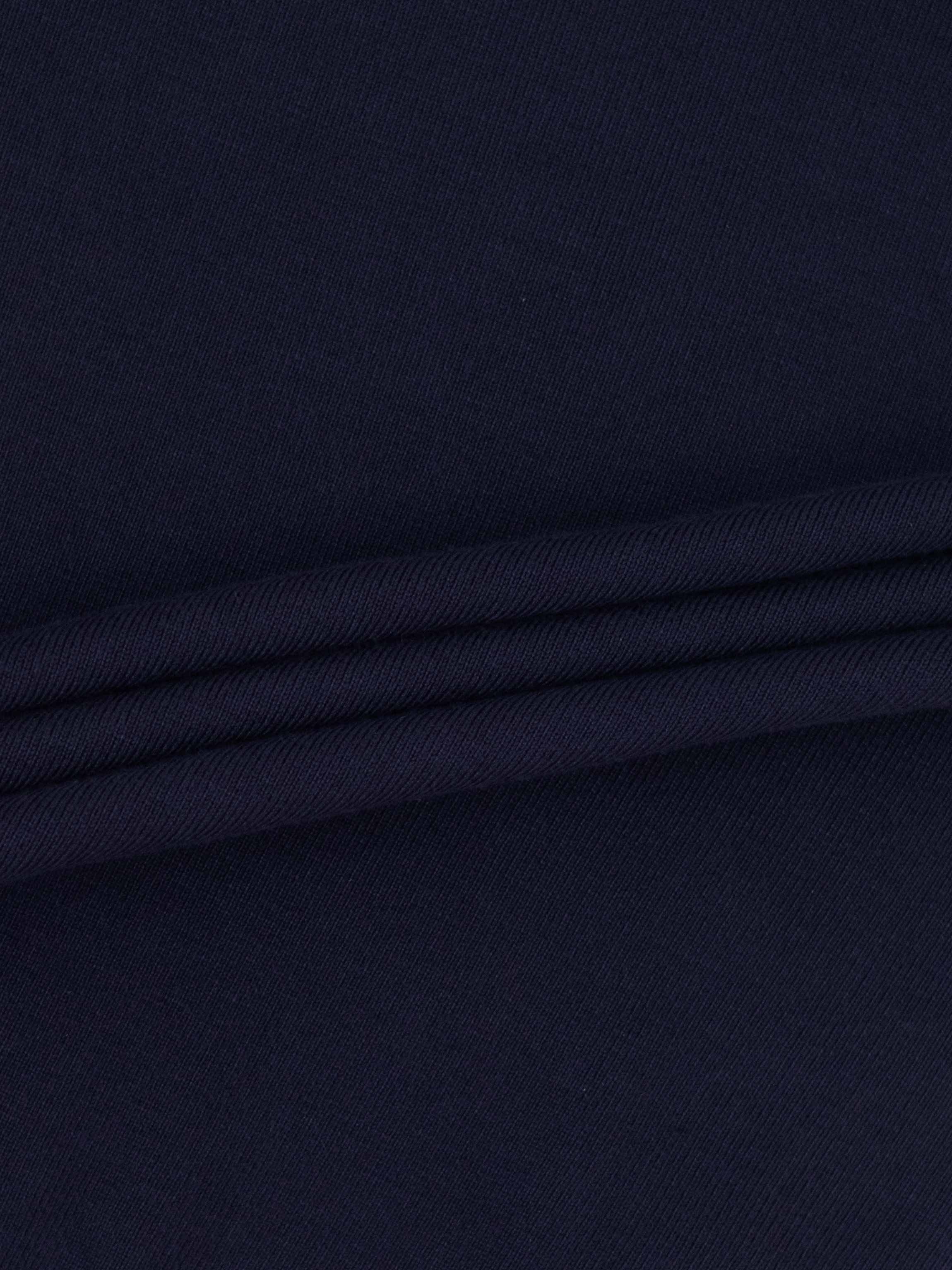 Mock Neck Thin Knit Sweater-Navy