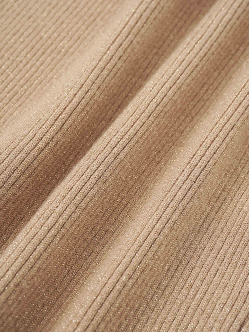 Lurex Ribbed Sweater-Neutral