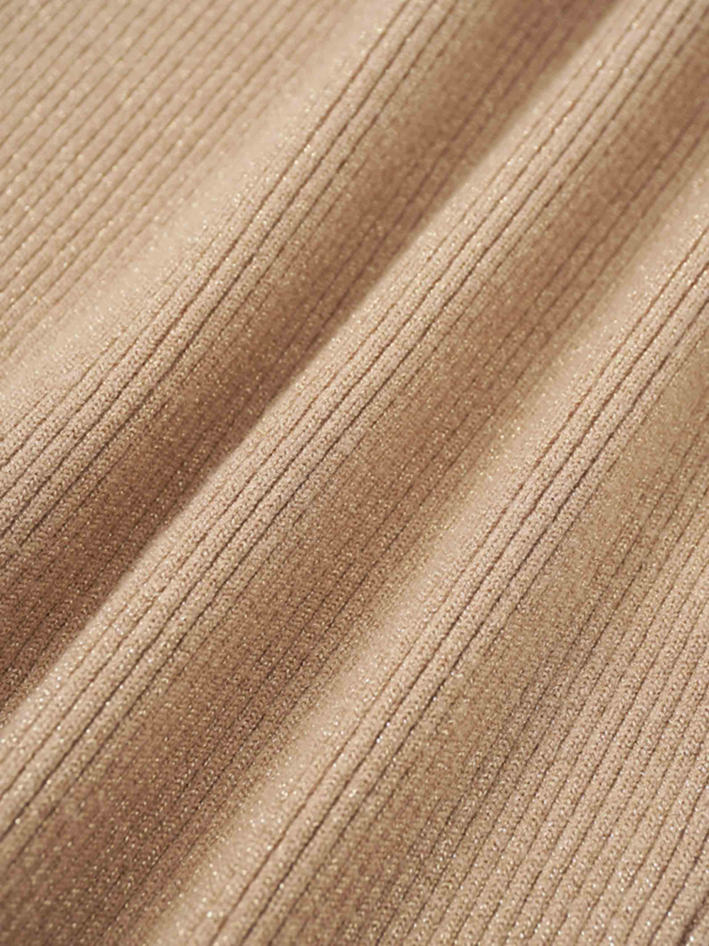 Lurex Ribbed Sweater-Neutral