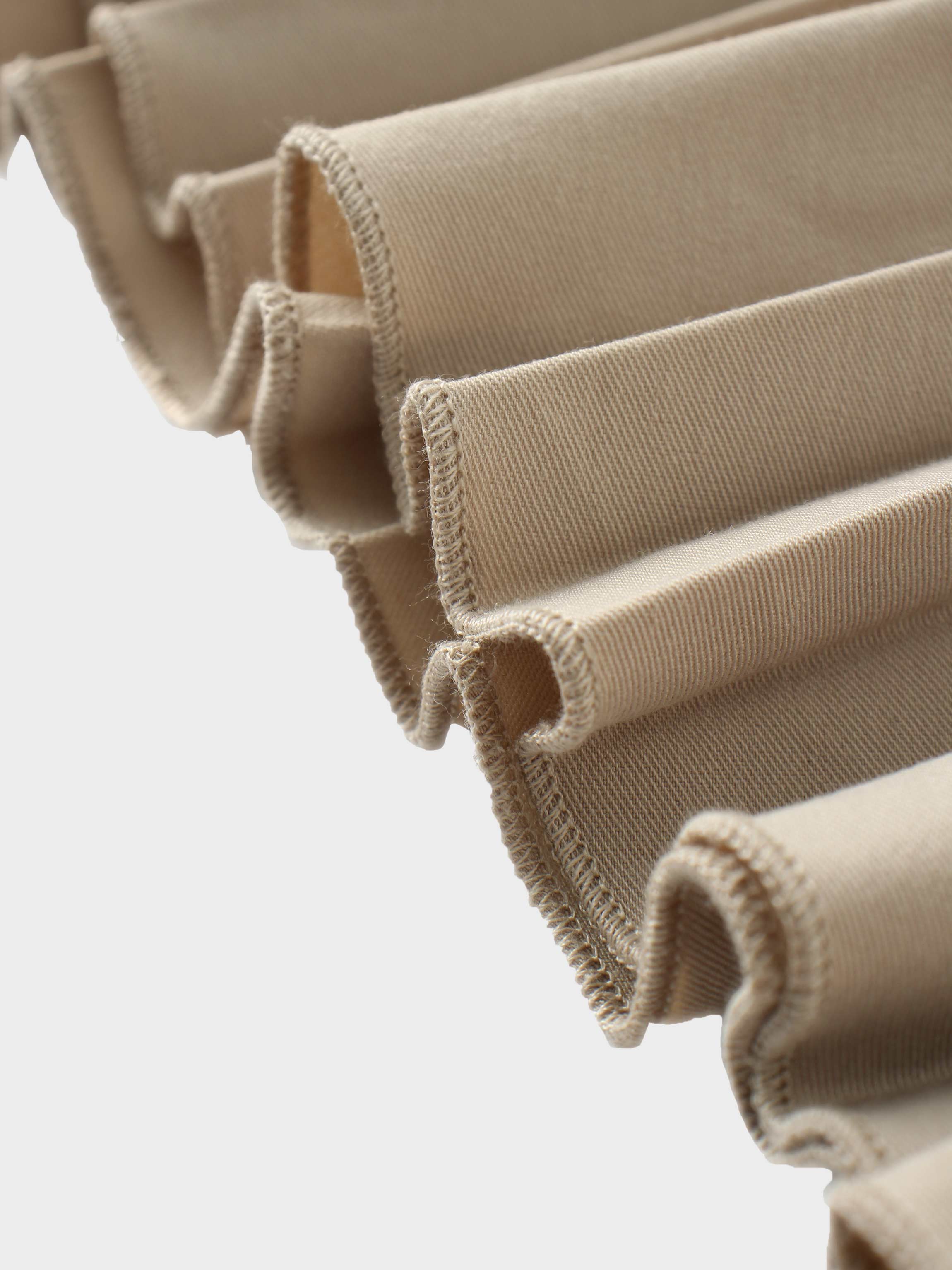 Mix Pleat Skirt-Ivory