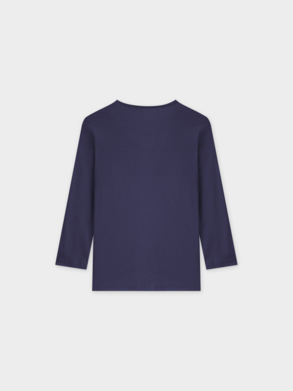 BASIC HIGH V TEE 3Q-NAVY