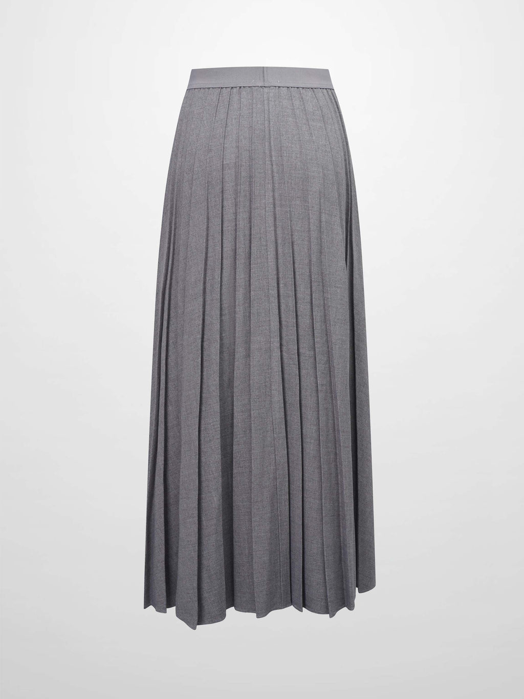 Marni Pleated Skirt 37"-Heathered Grey