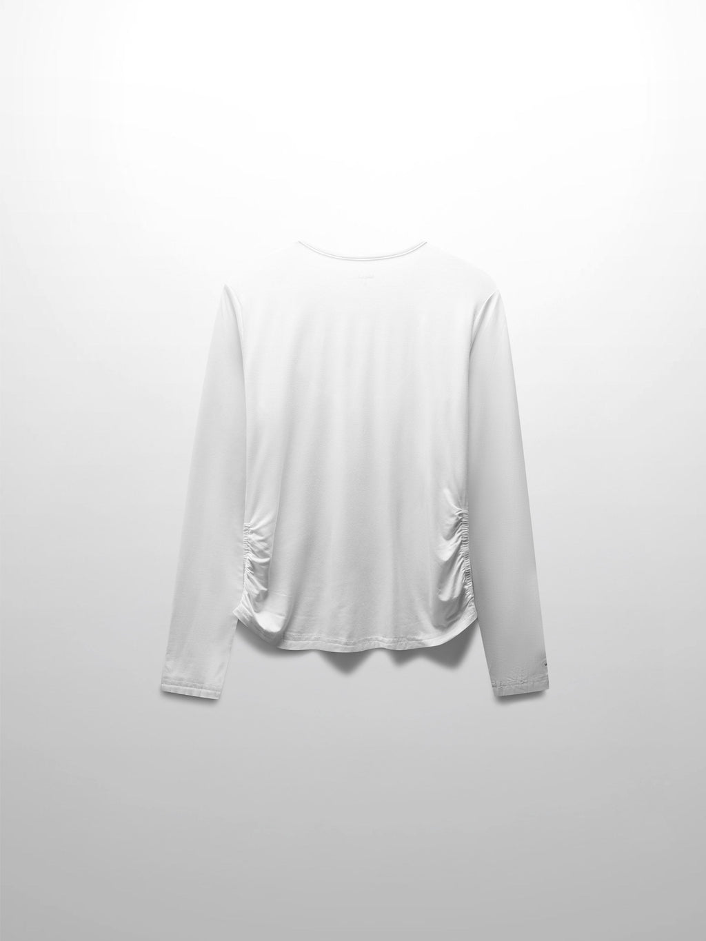 SIDE ELASTIC TEE-WHITE
