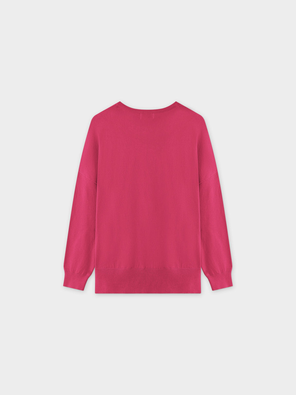 Oversized Lightweight Sweater-Pink
