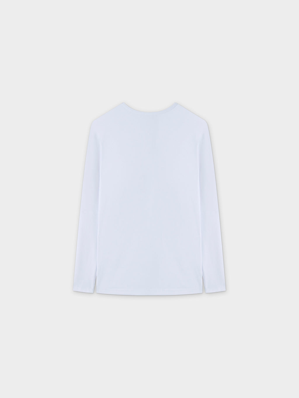 RIB DOLMAN V TEE-WHITE