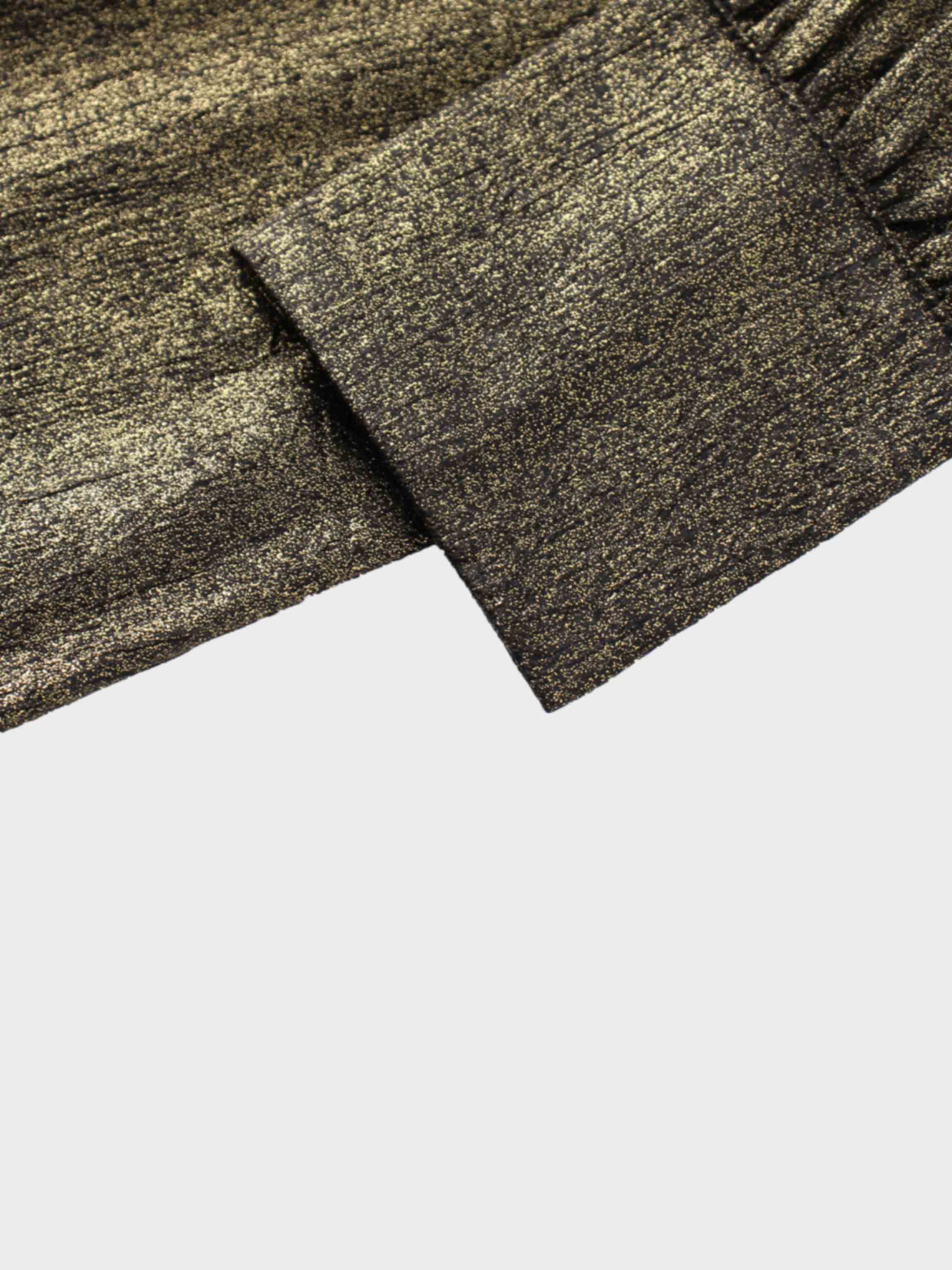 Wrap Shirtdress-Gold