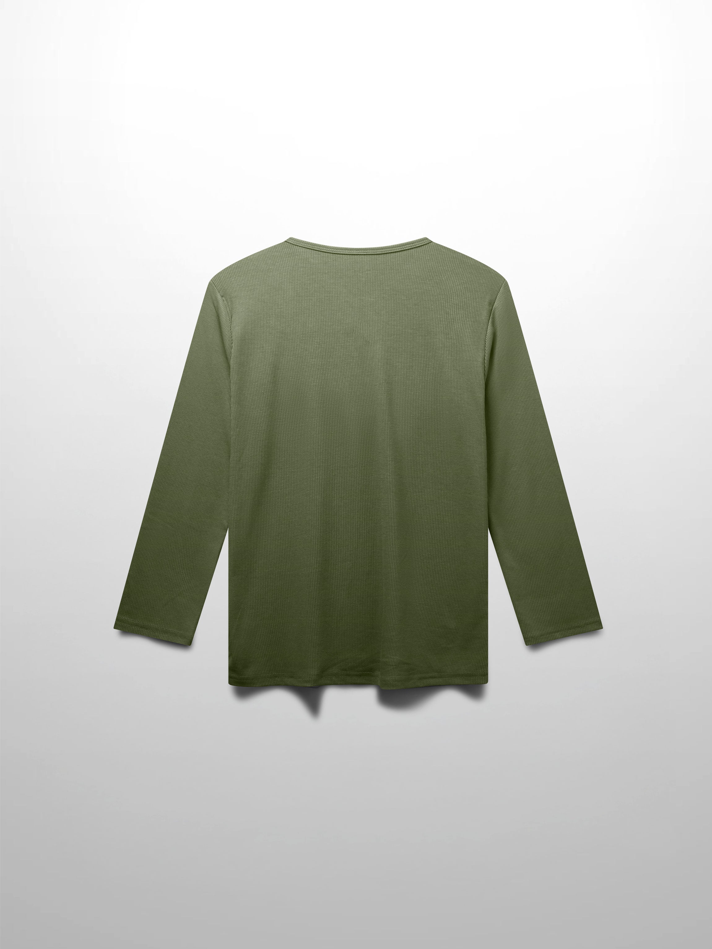 RIBBED HIGH V 3Q-CAMOUFLAGE GREEN