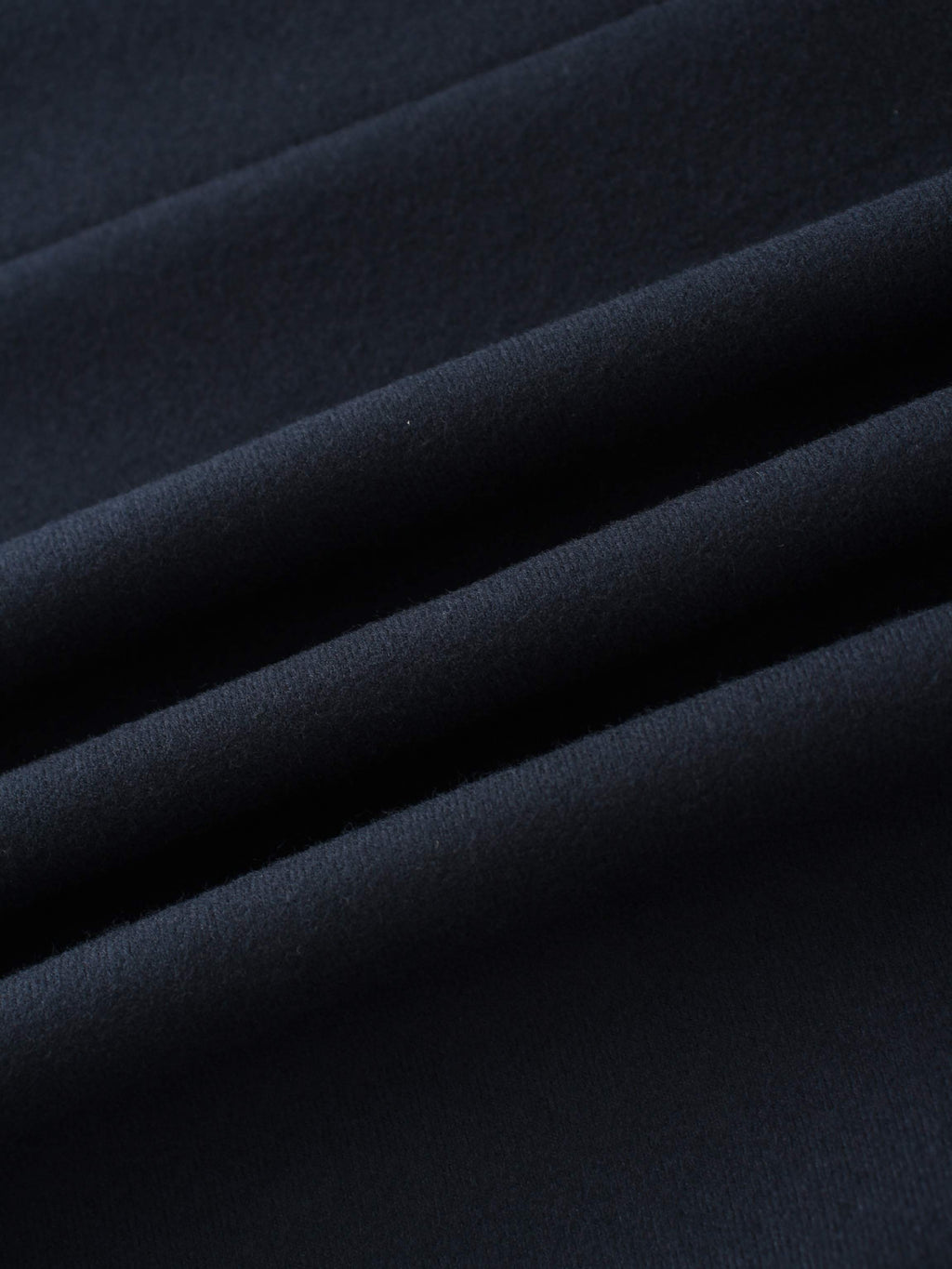 Basic A-Line Seamed Short Skirt-Navy