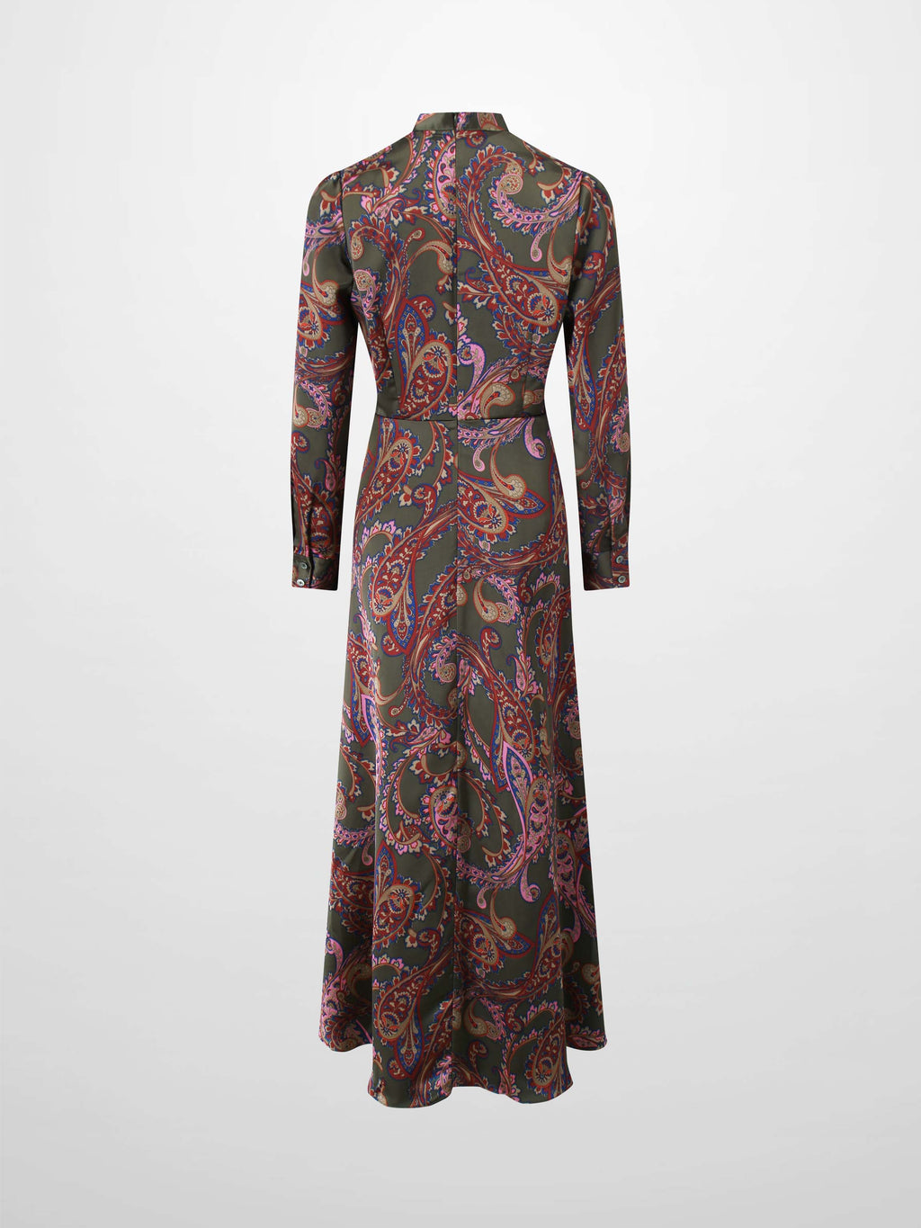 Emma Dress-Olive Paisley