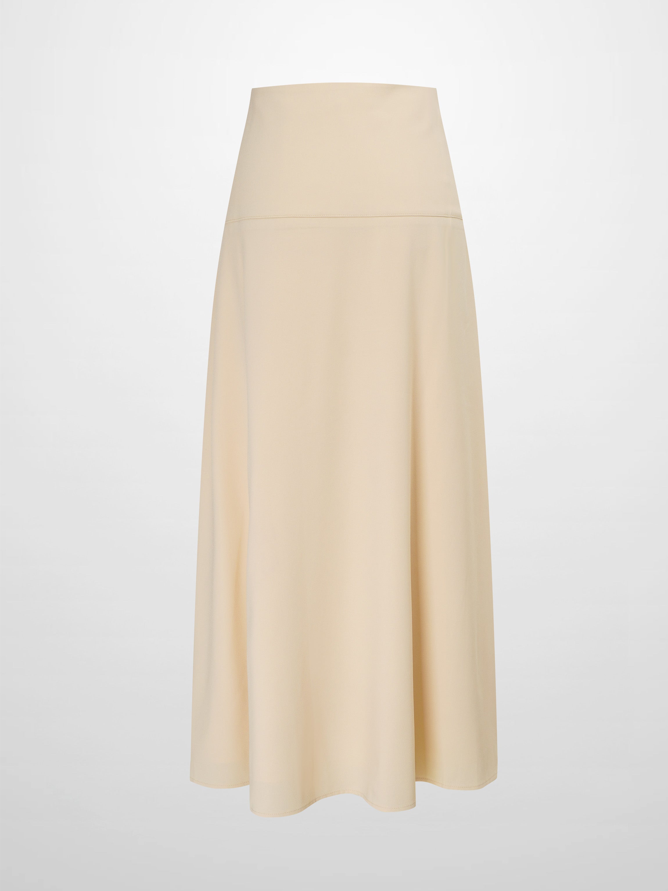 Side Button Yoke Skirt-Bone
