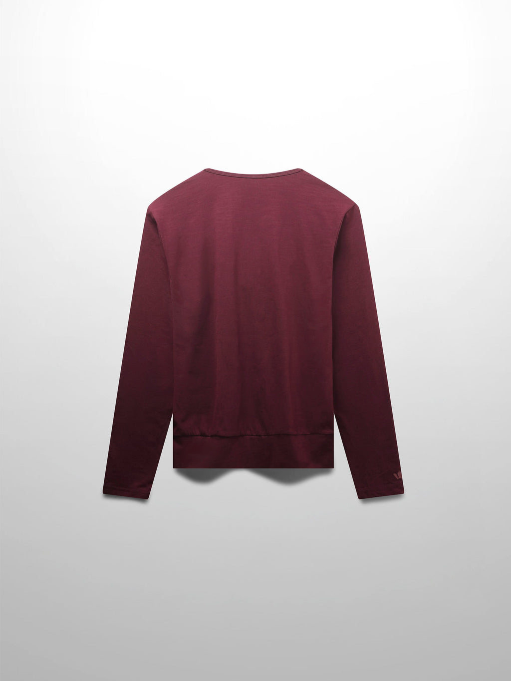 Crew Bomber Tee-Burgundy