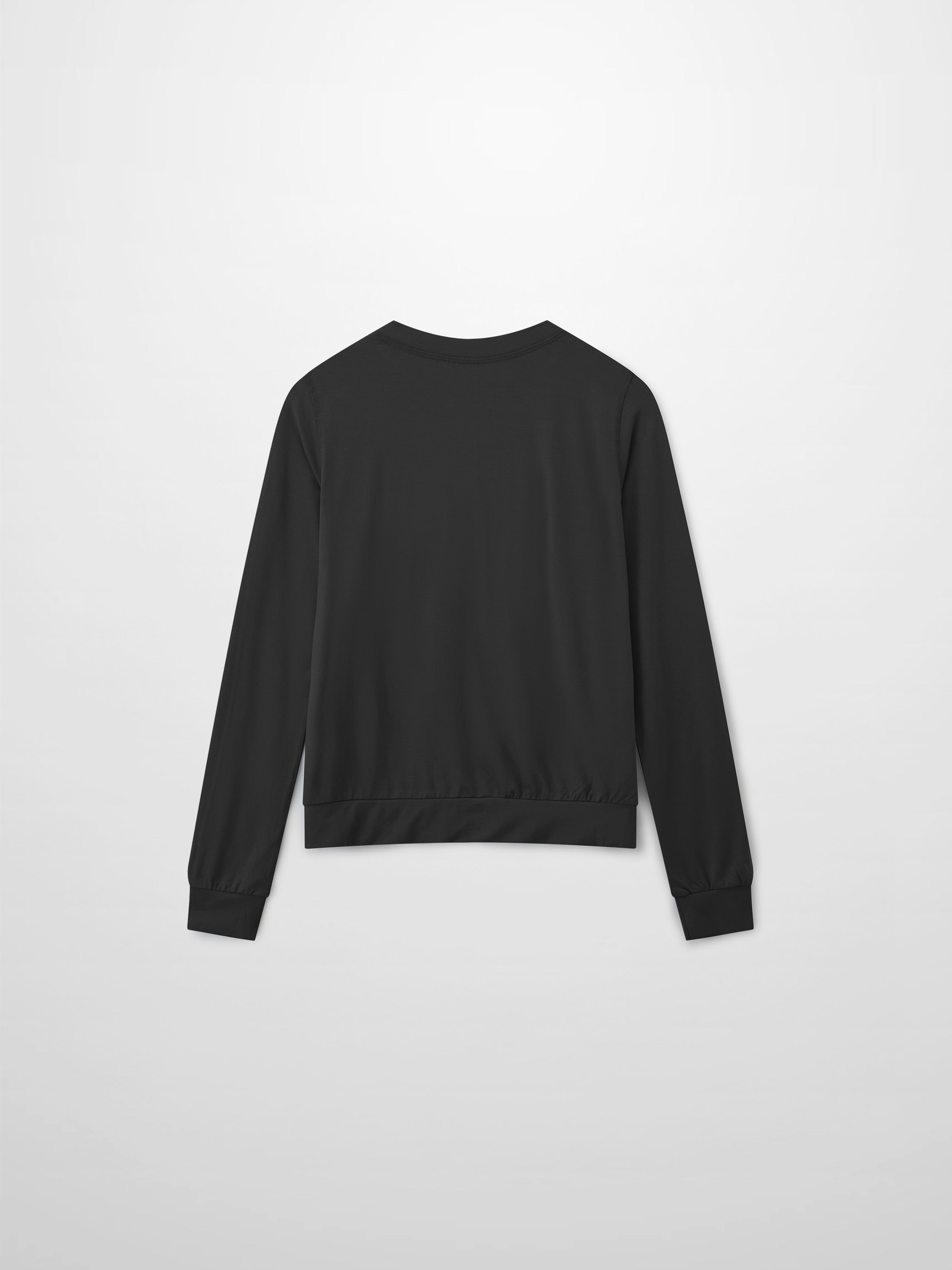 Modal Zip Up Bomber-Black