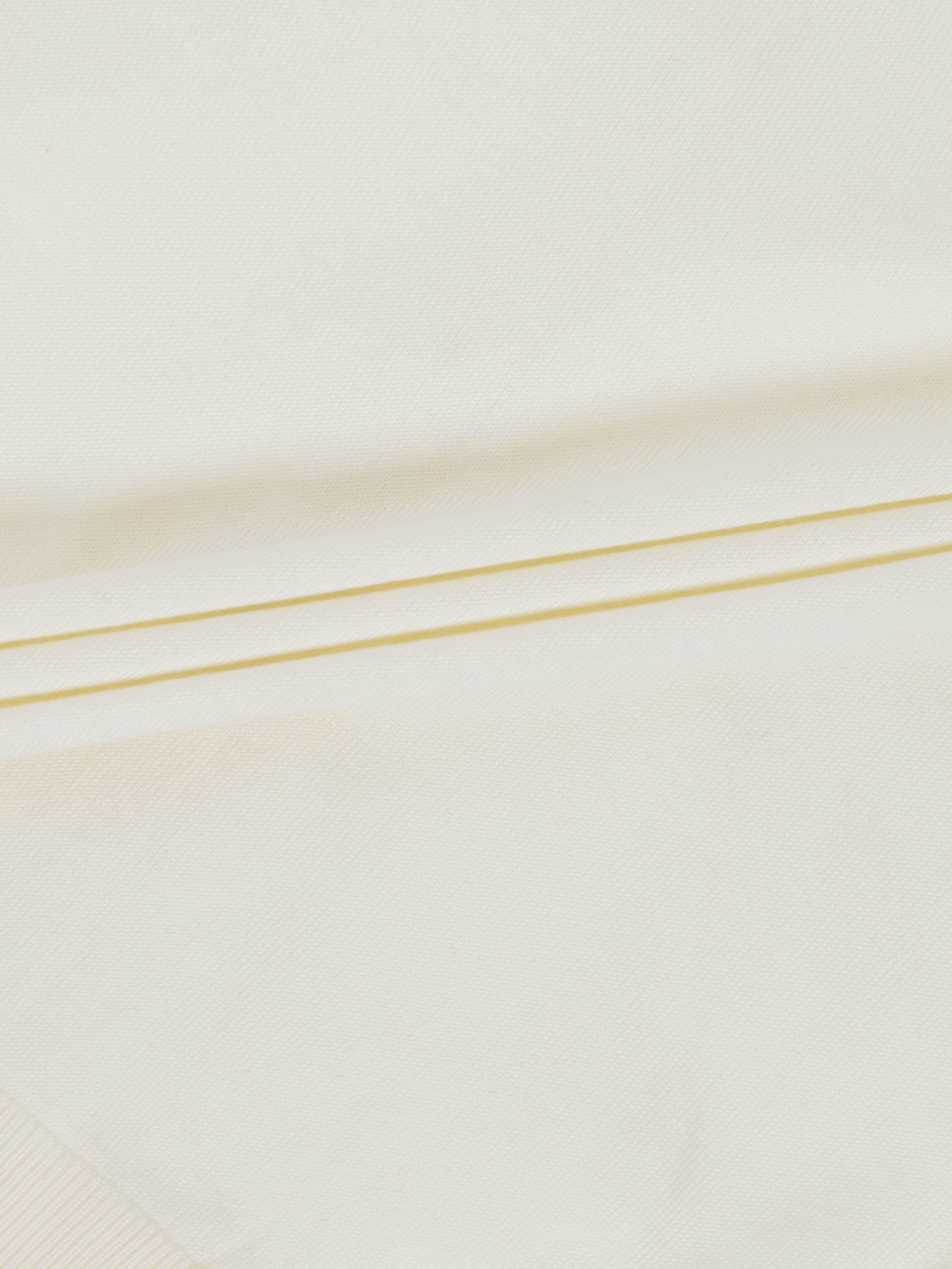 Wool Blend Collared Cardigan-Ivory