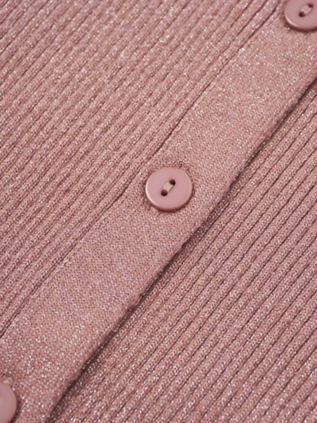 Lurex Ribbed Sweater-Mauve