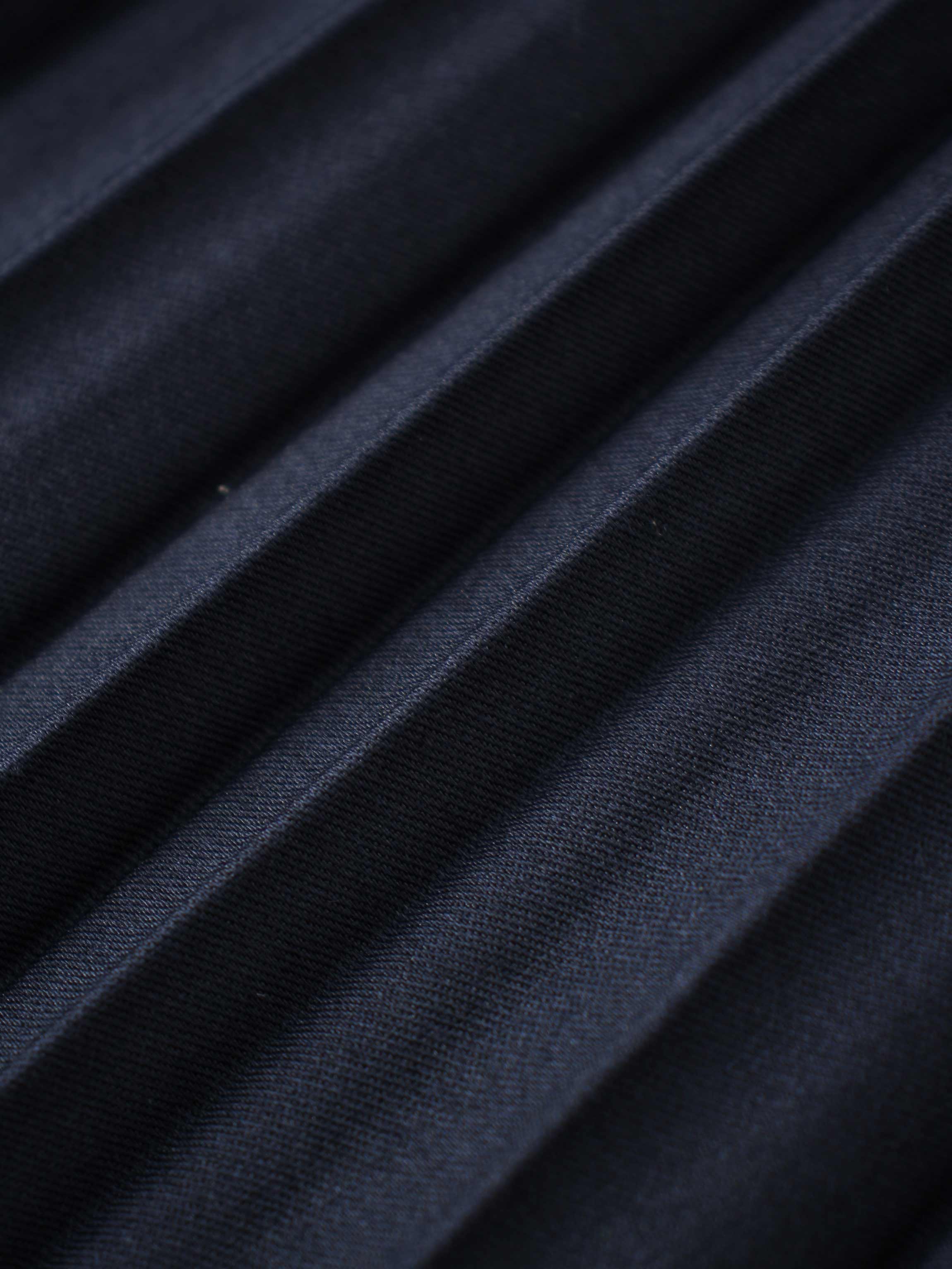 Mix Pleat Skirt-Navy