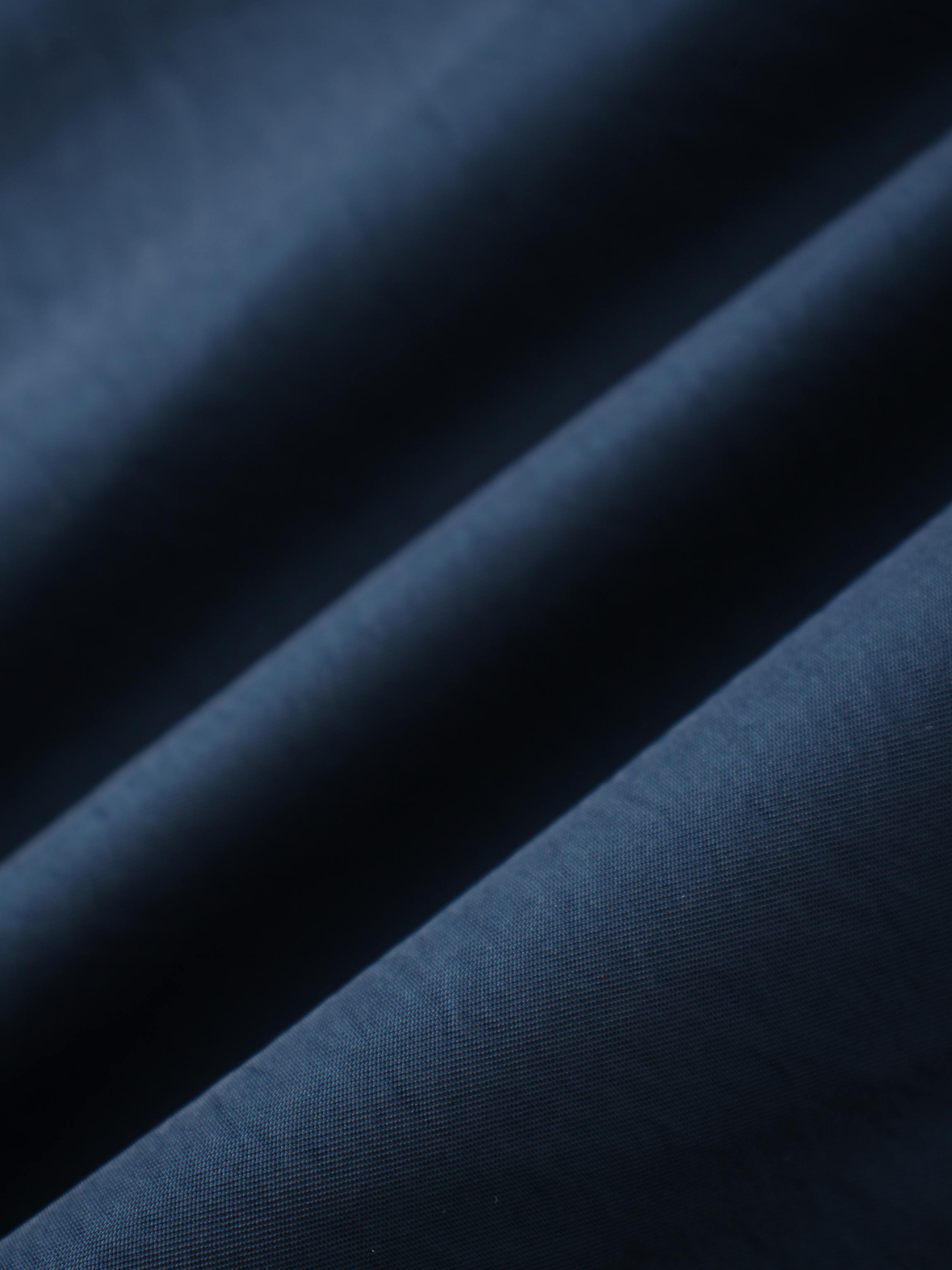 Taffeta Yoke Skirt-Navy