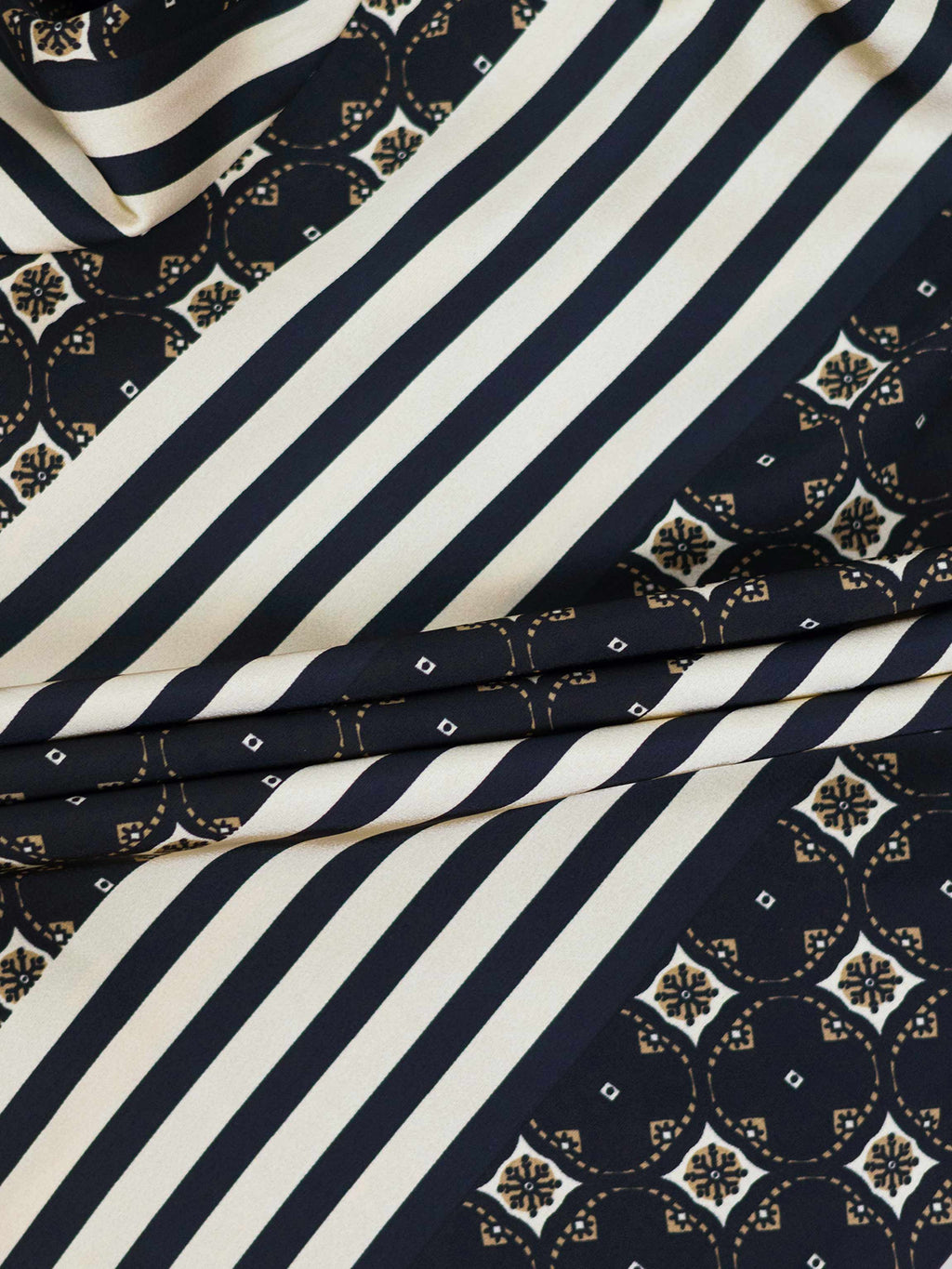 Bow Blouse-Geometric