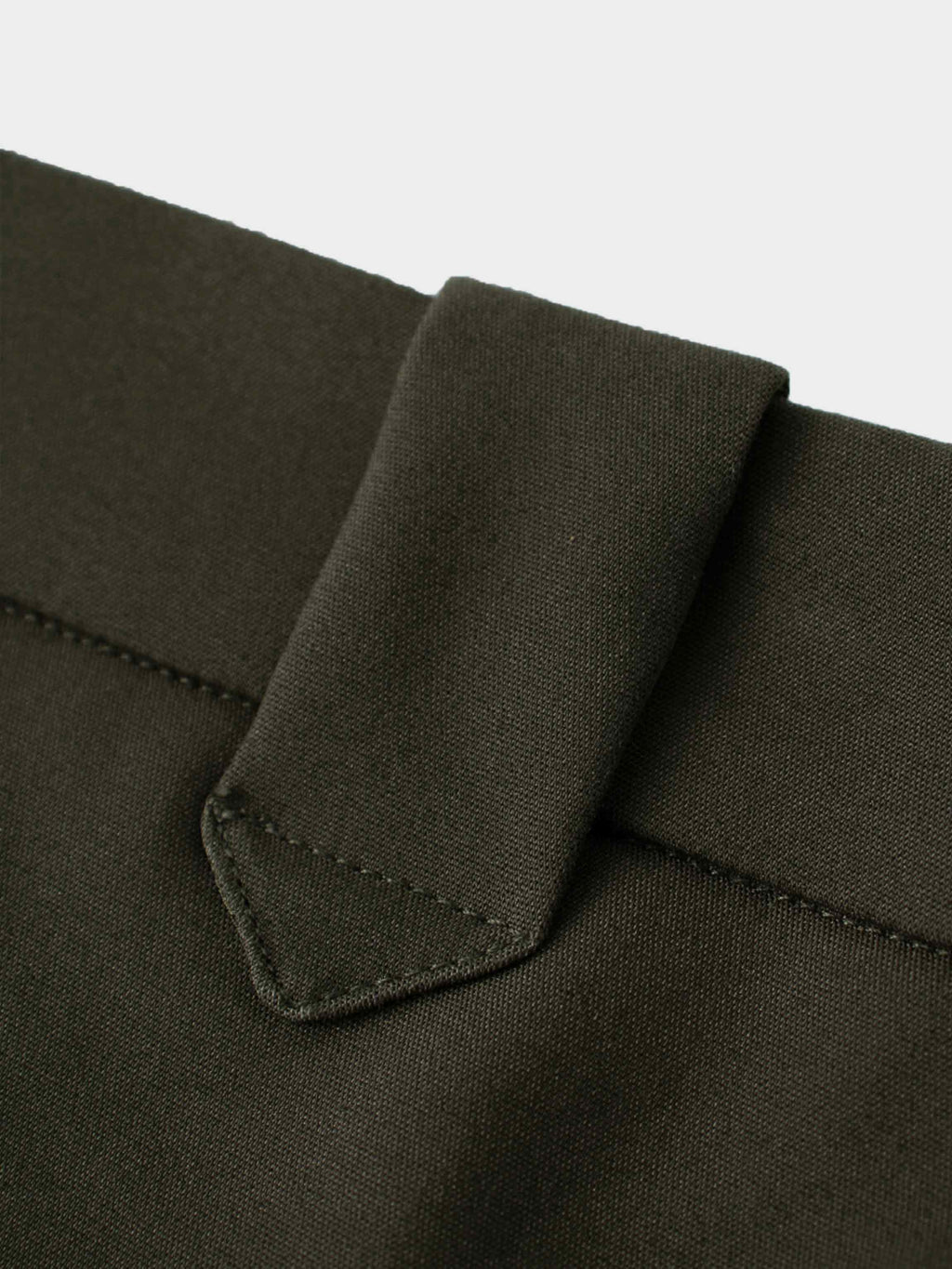 Basic A-Line Skirt-Olive Green