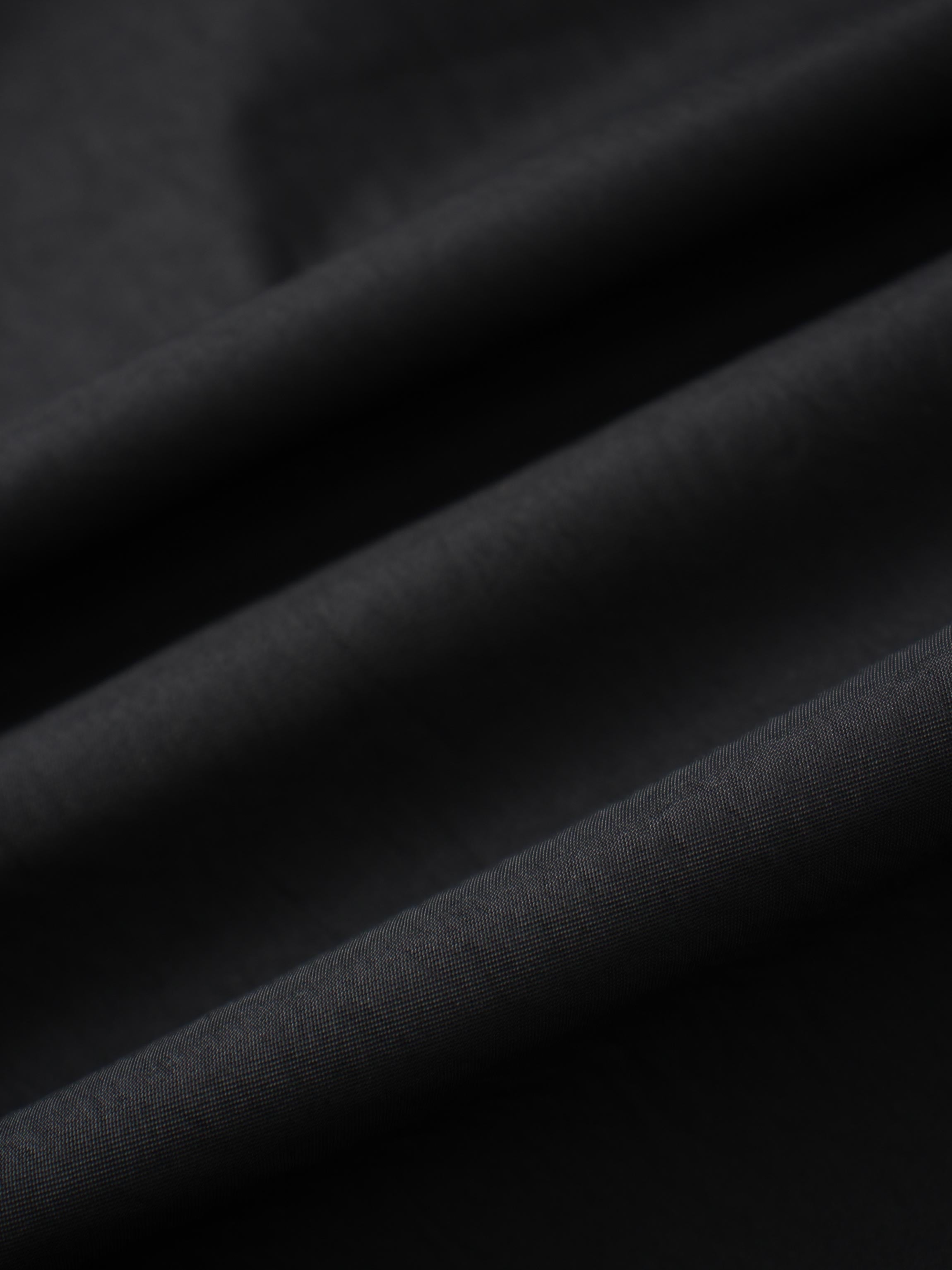 Waisted Full Taffeta Skirt-Black