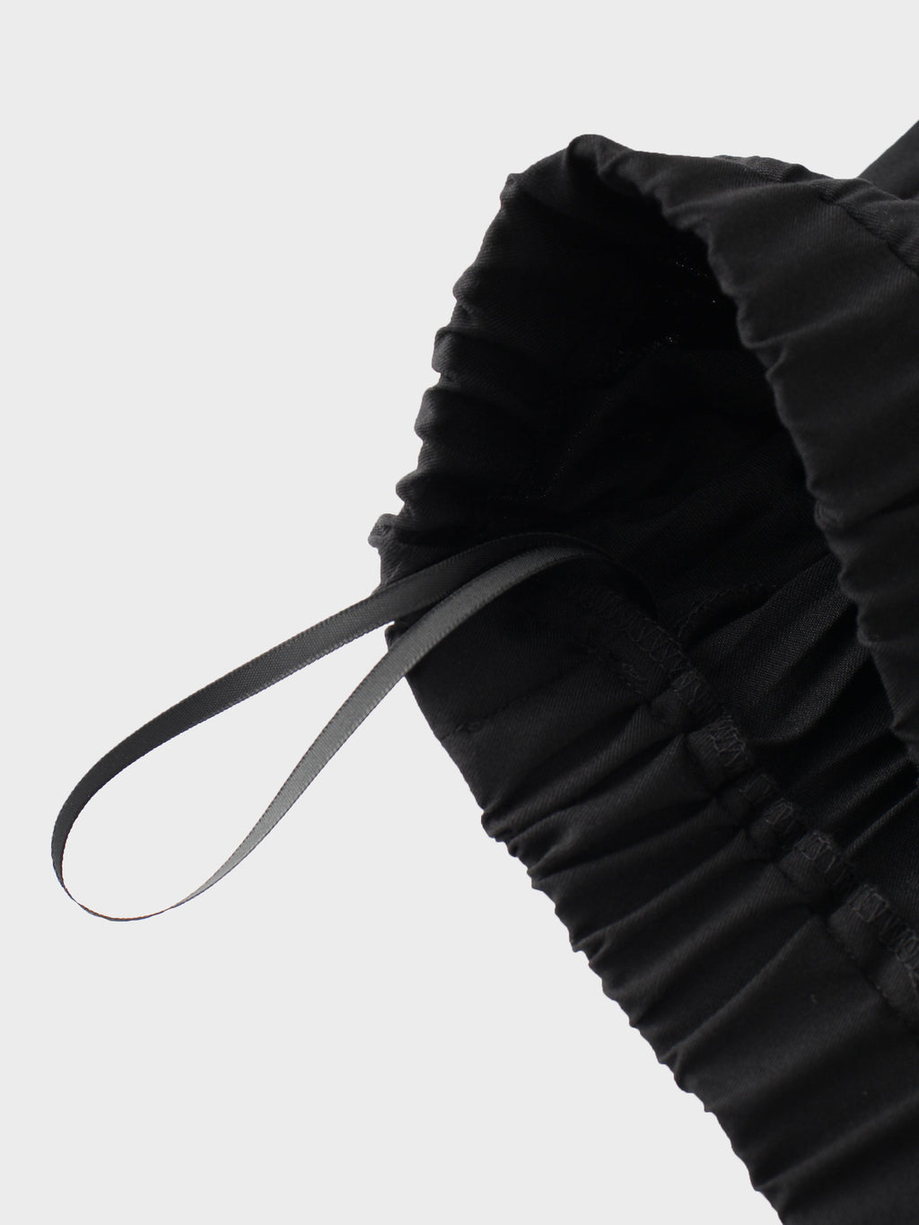 Mix Pleat Skirt-Black