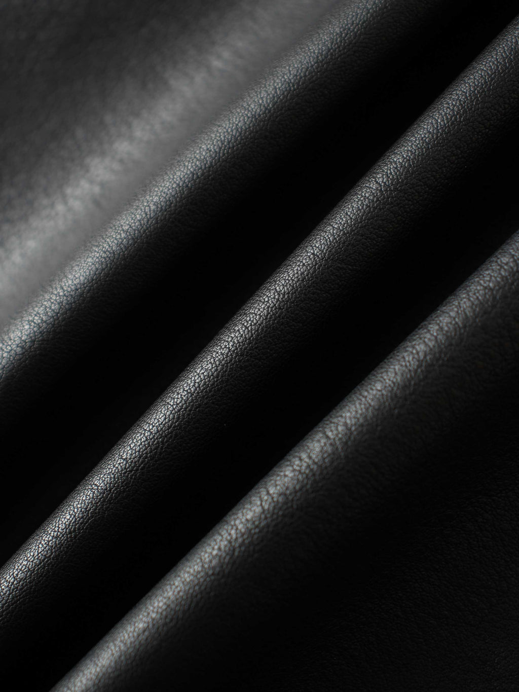 Side Stripe Faux Leather Skirt-Black