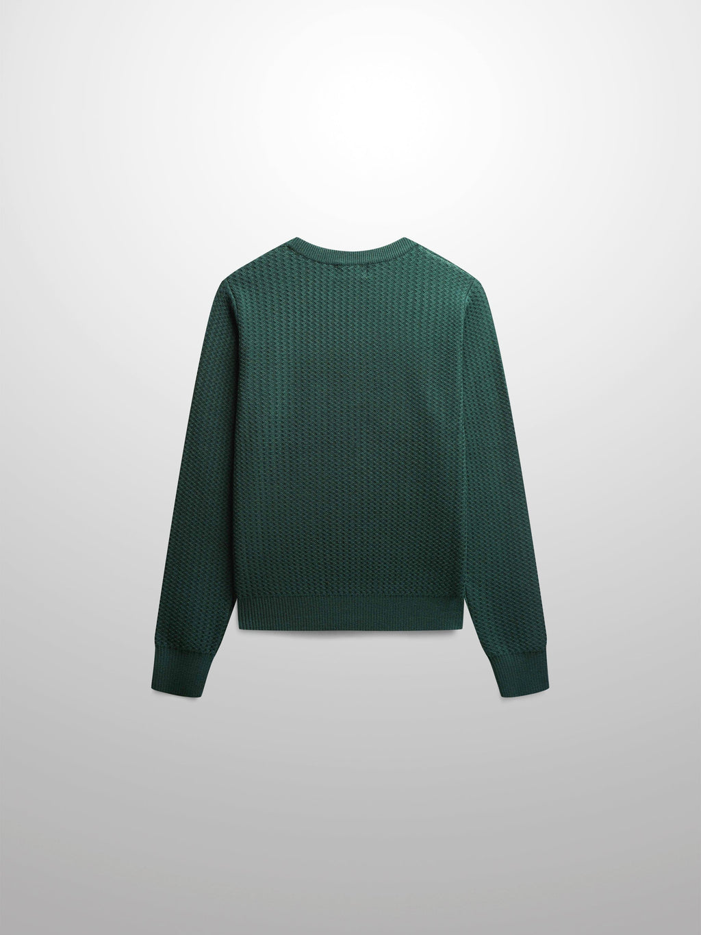 Waffle Wave Sweater- Solid Green