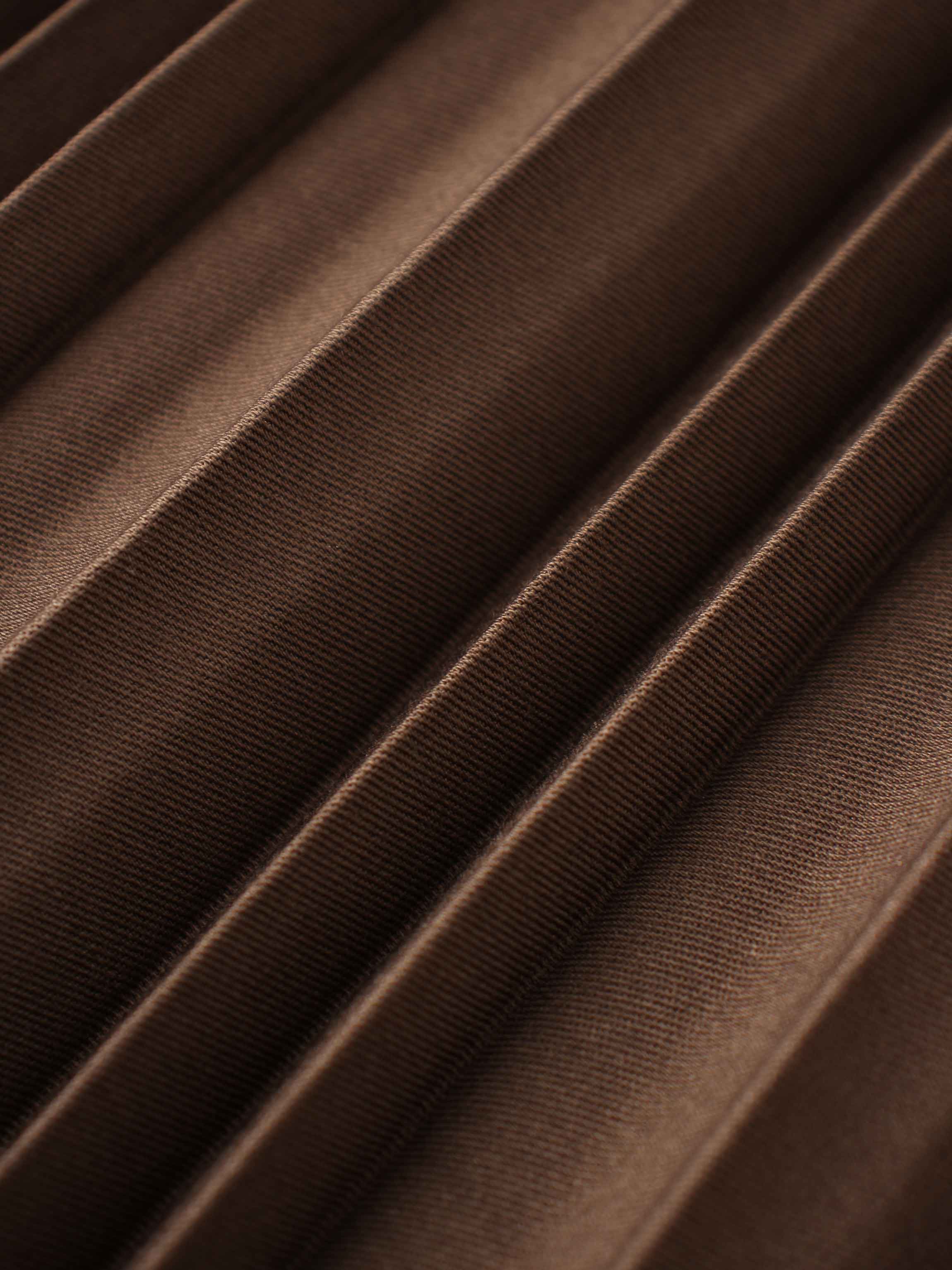 Mix Pleat Skirt-Brown