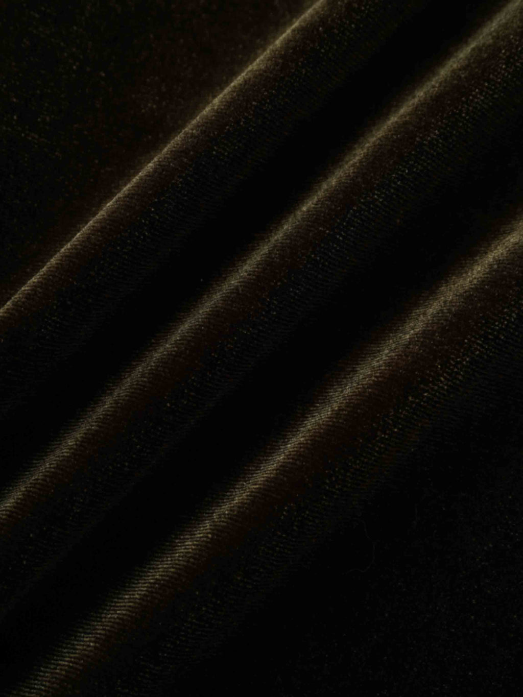 Velour Button Down Blouse-Green