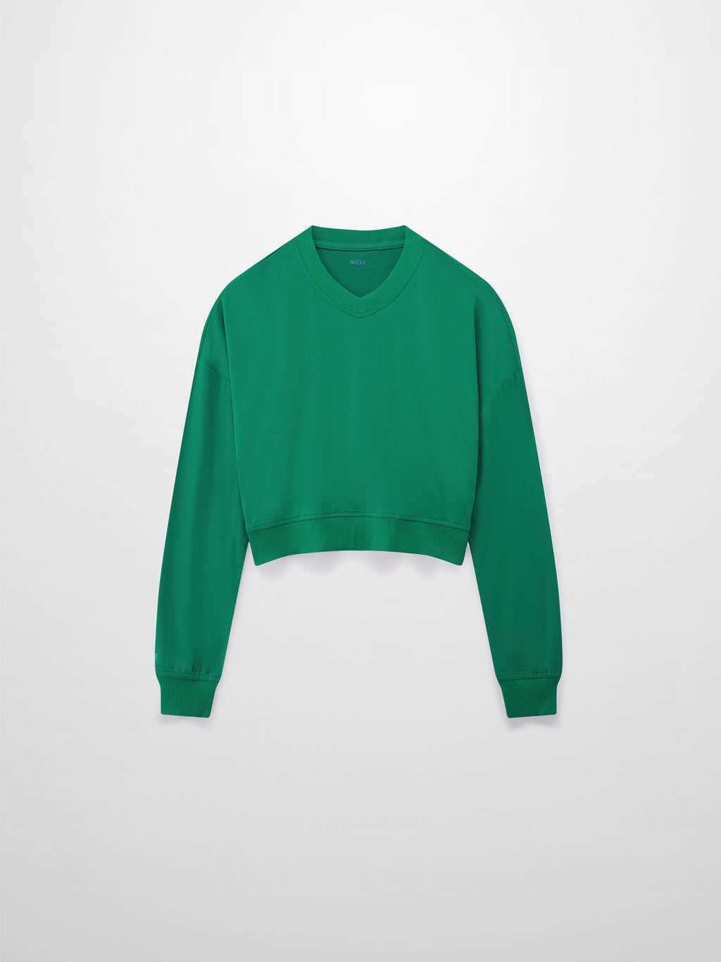 Cropped Tee-Kelly Green