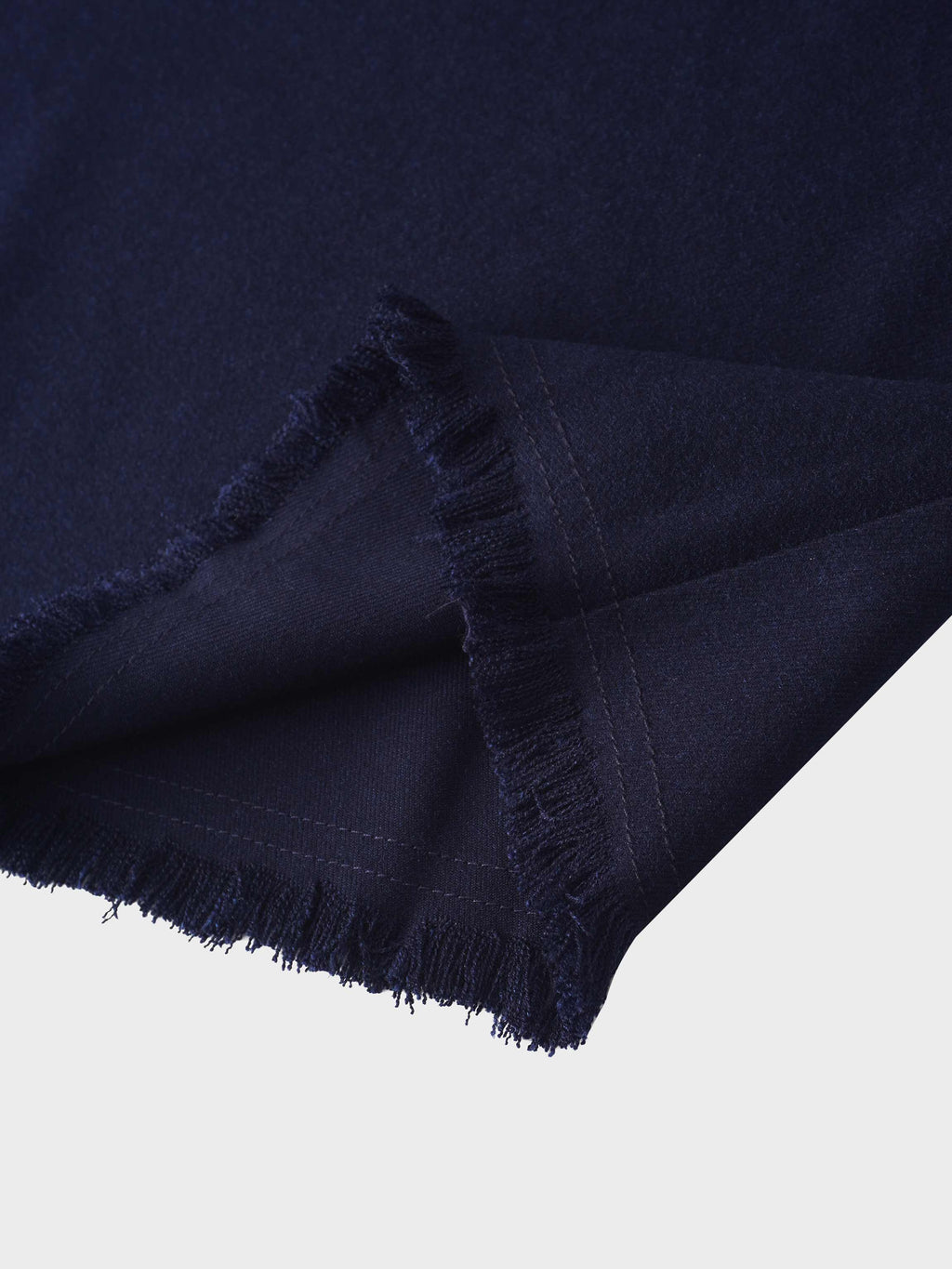 Fringe Circle Skirt-Navy