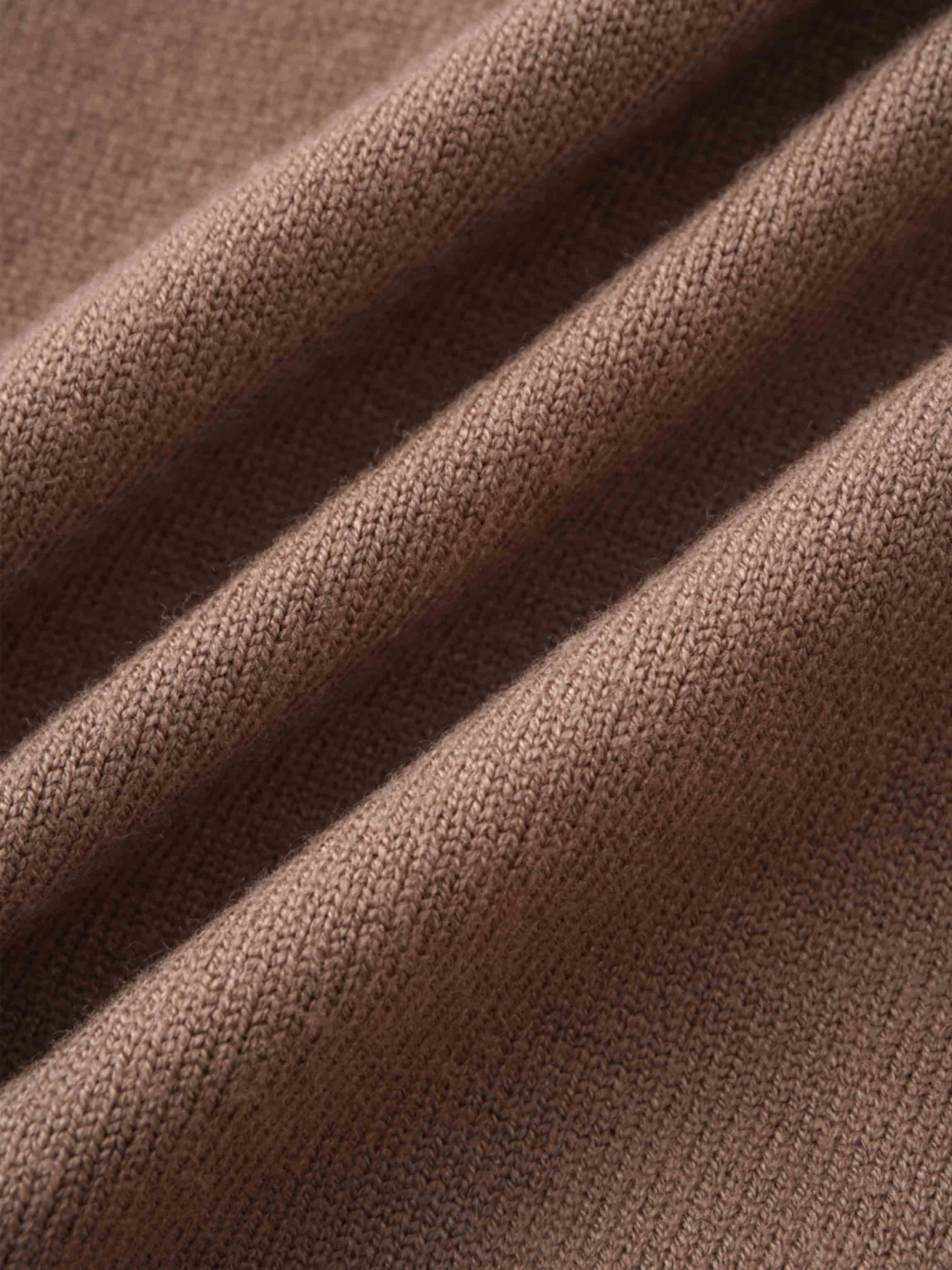 Embellished Cardigan Sweater-Mocha Mousse