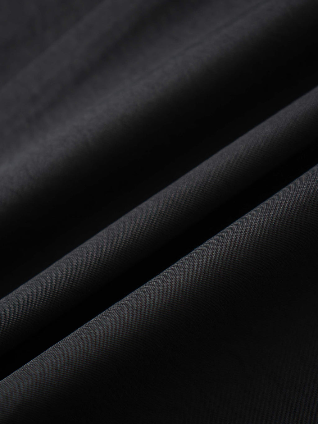 Taffeta Yoke Skirt-Black