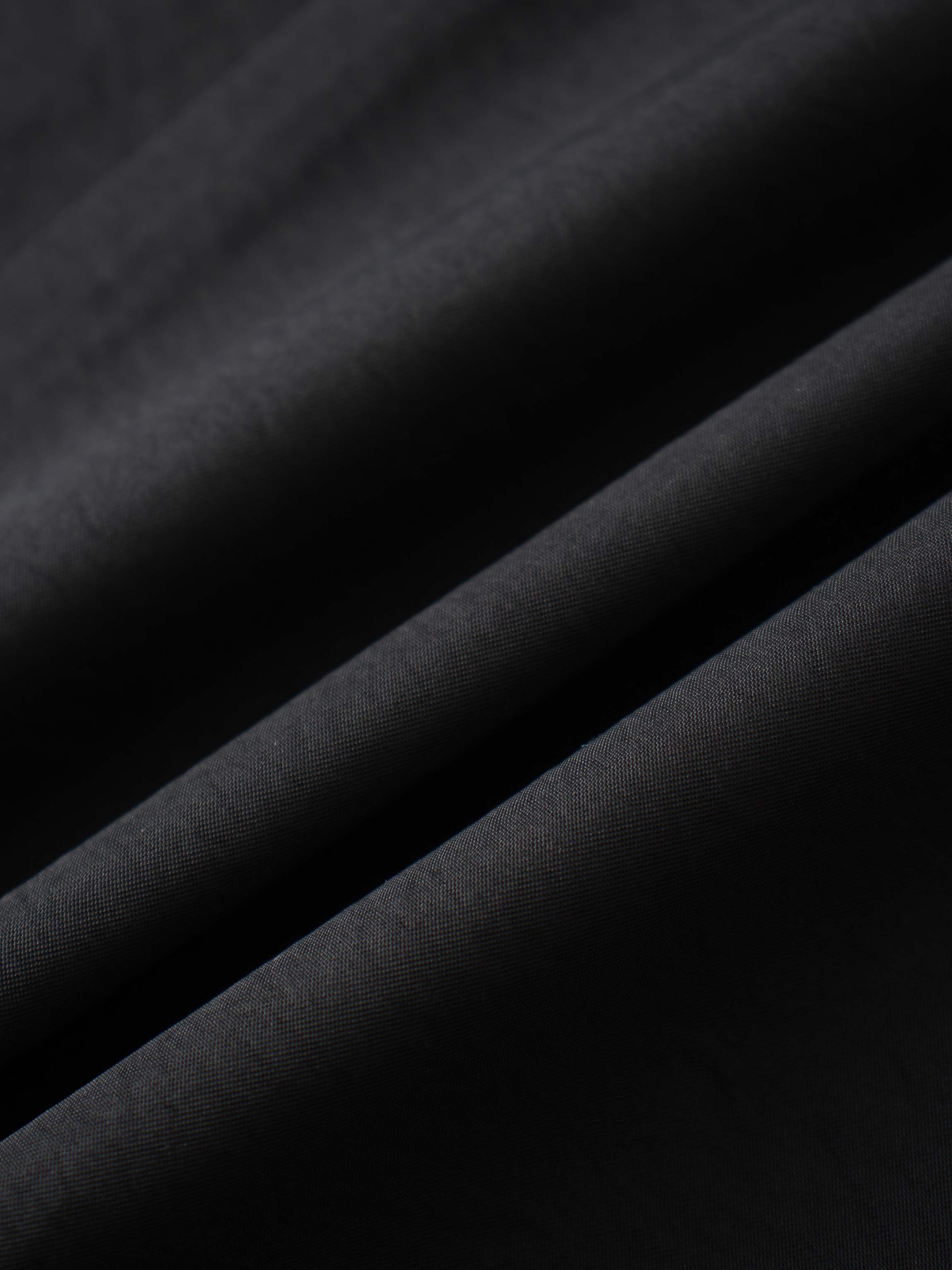 Taffeta Yoke Skirt-Black