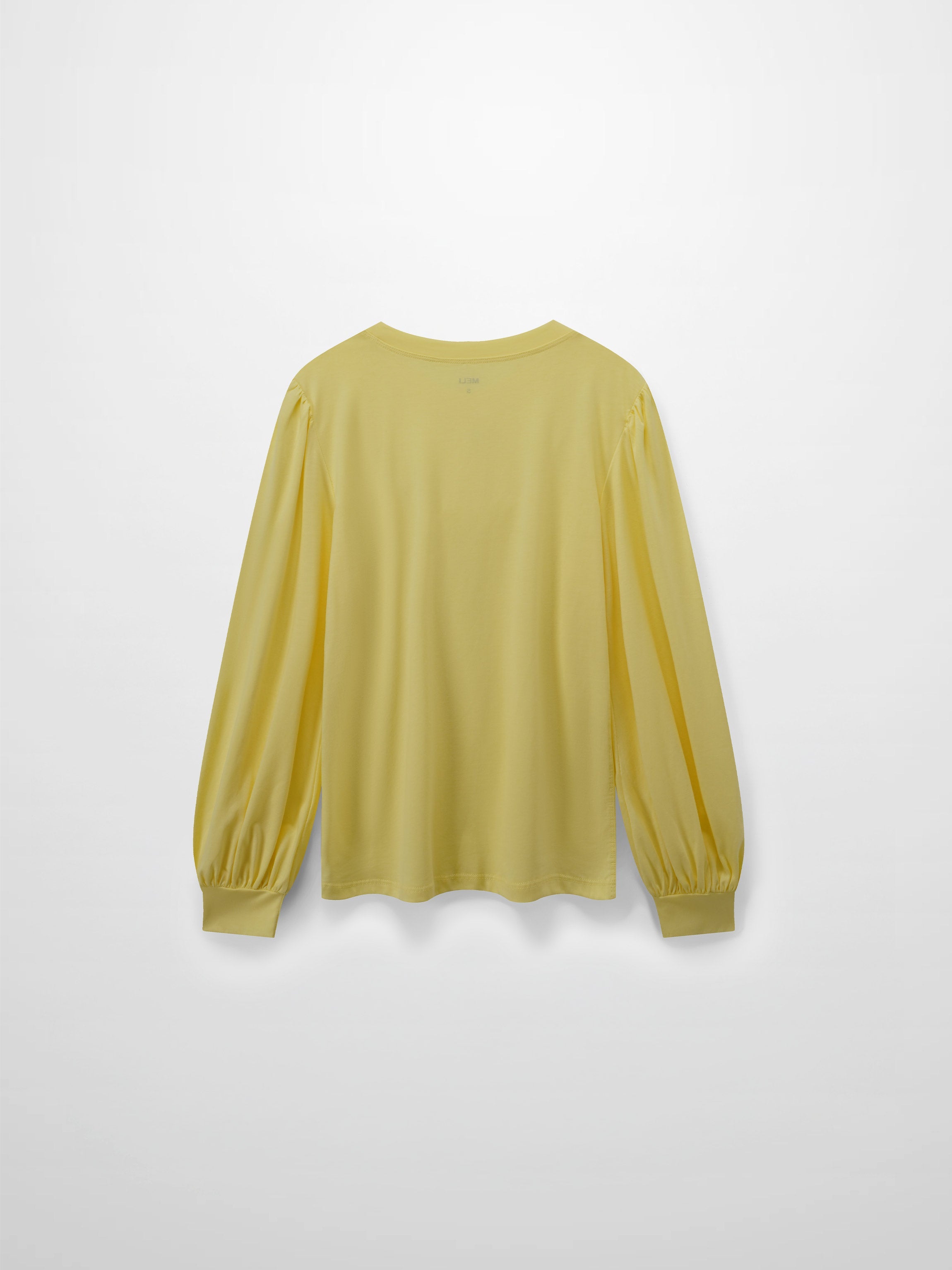 Bubble Sleeve T-Shirt-Yellow