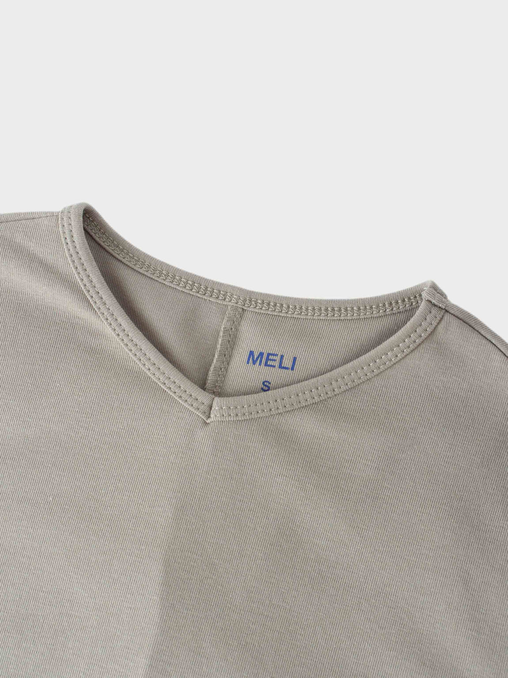 V Bottom T-Shirt-Olive