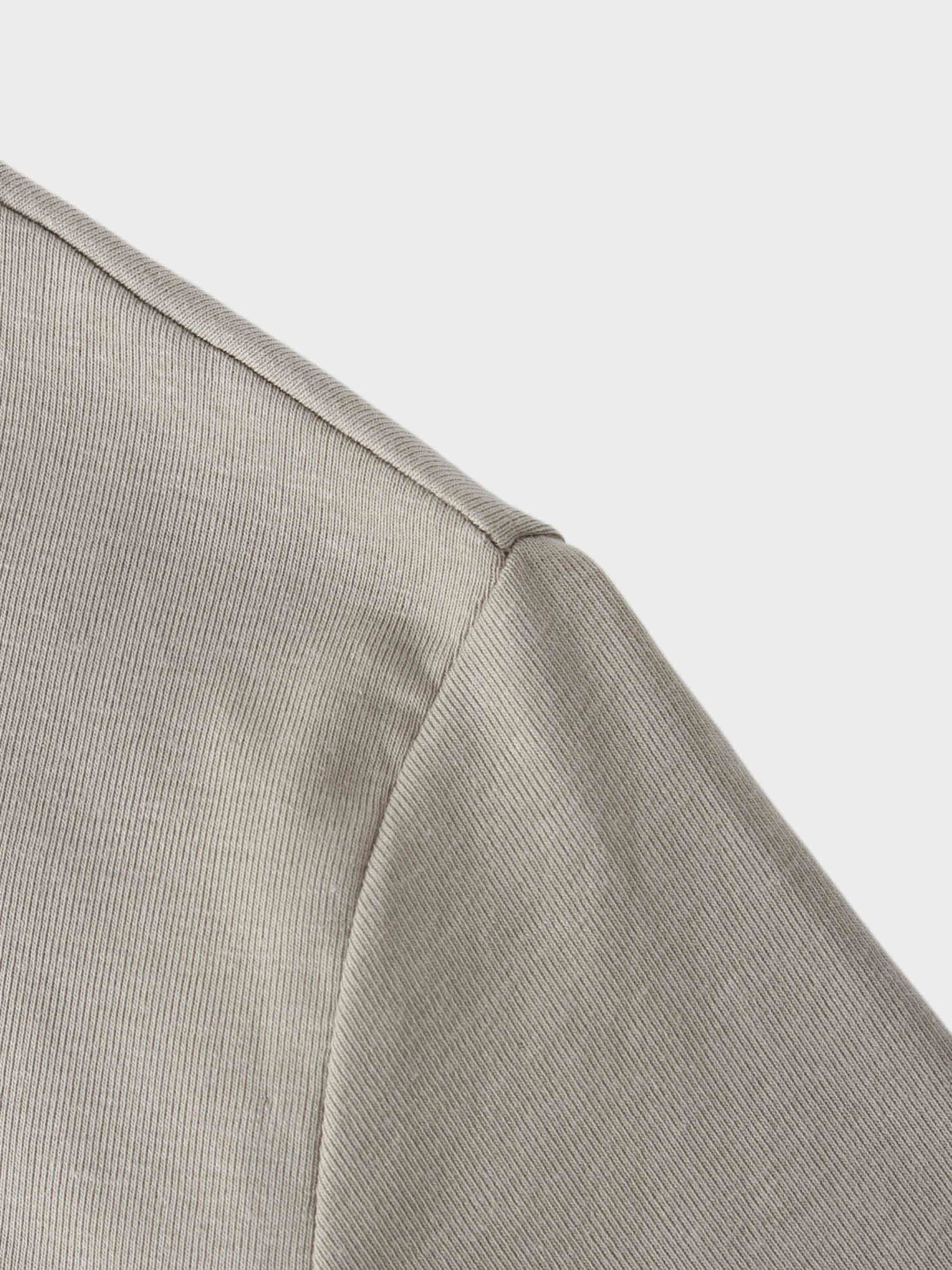 V Bottom T-Shirt-Olive