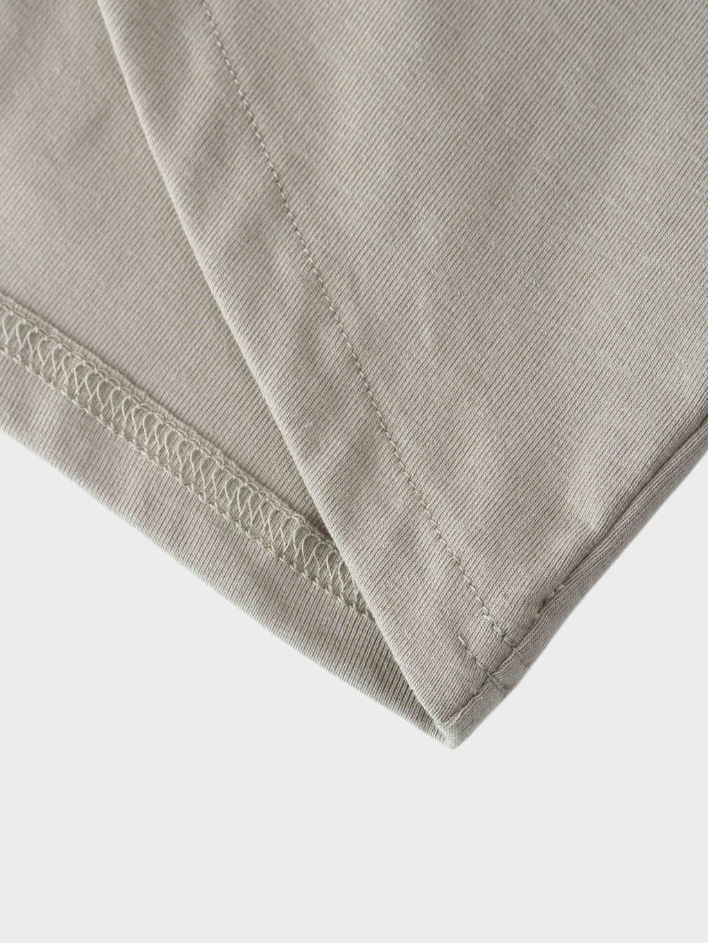 V Bottom T-Shirt-Olive