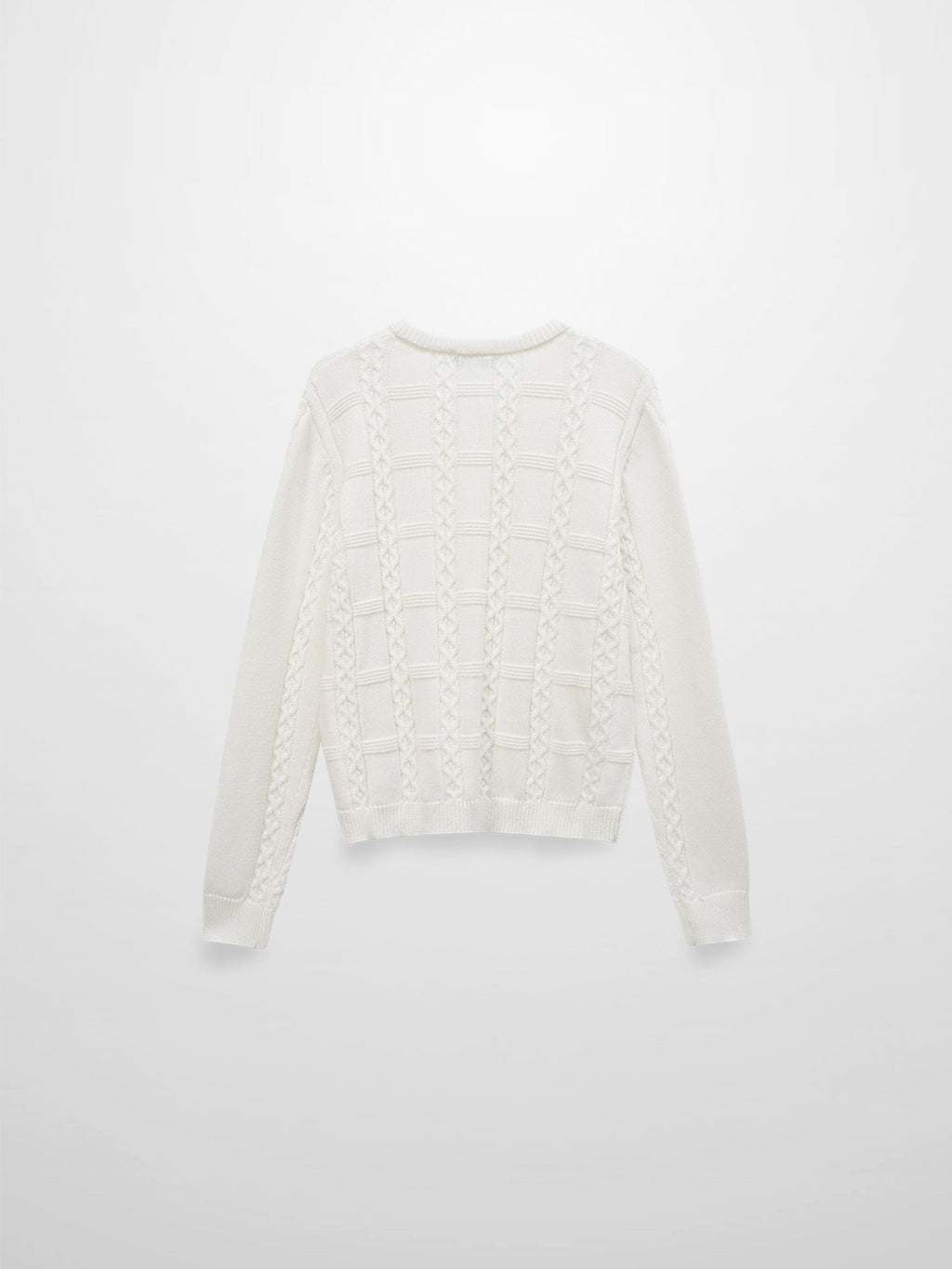 Cable Design Cardigan-Ivory
