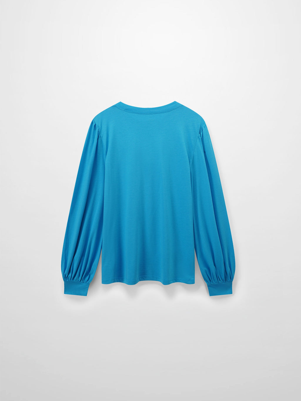 Bubble Sleeve T-Shirt-Sky Blue