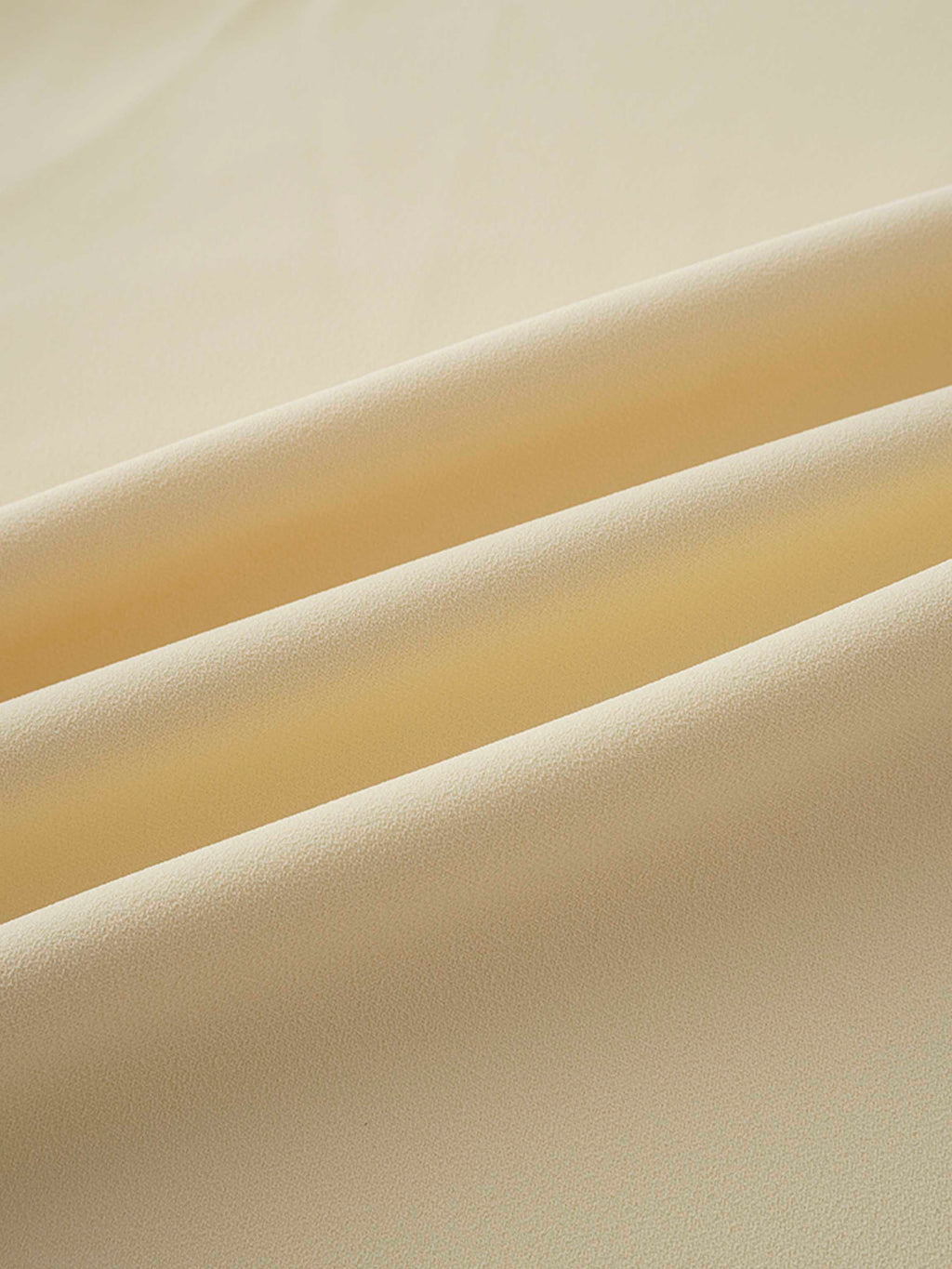 Faux Satin Crew Neck Slip Dress-Champagne