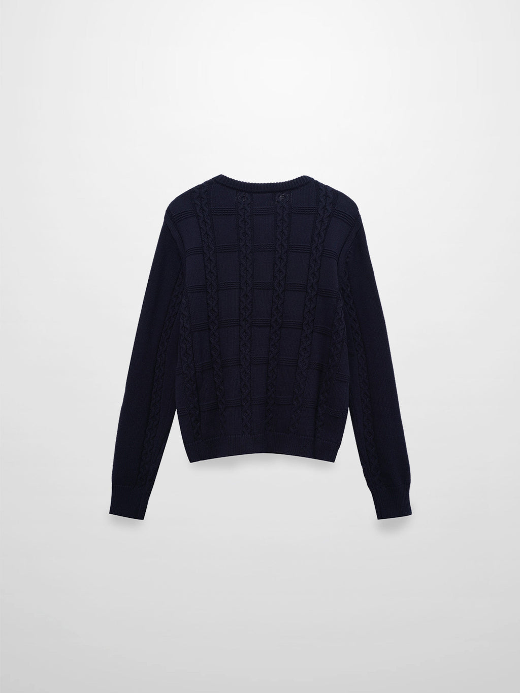 Cable Design Cardigan-Navy