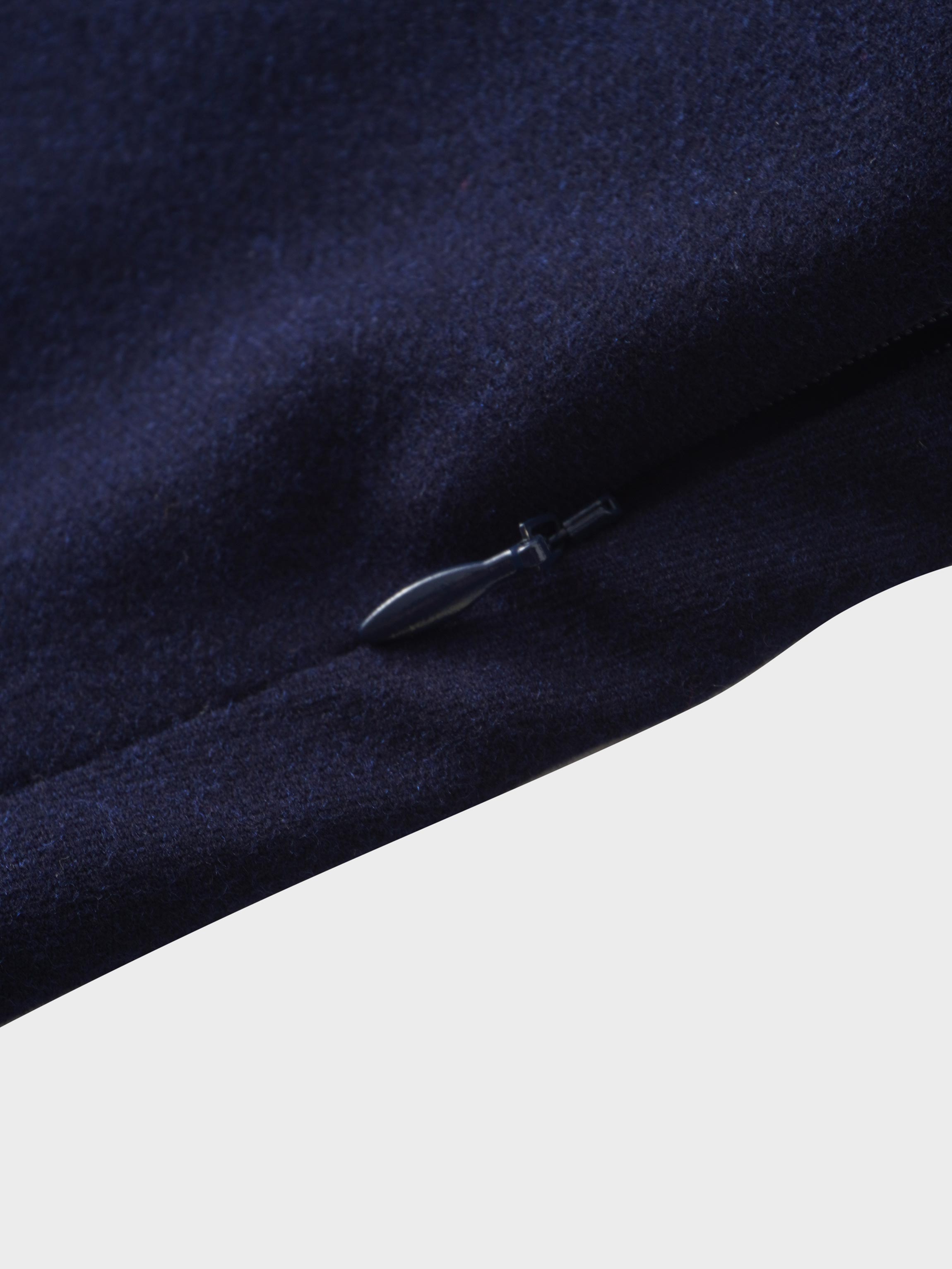 Fringe Circle Skirt-Navy