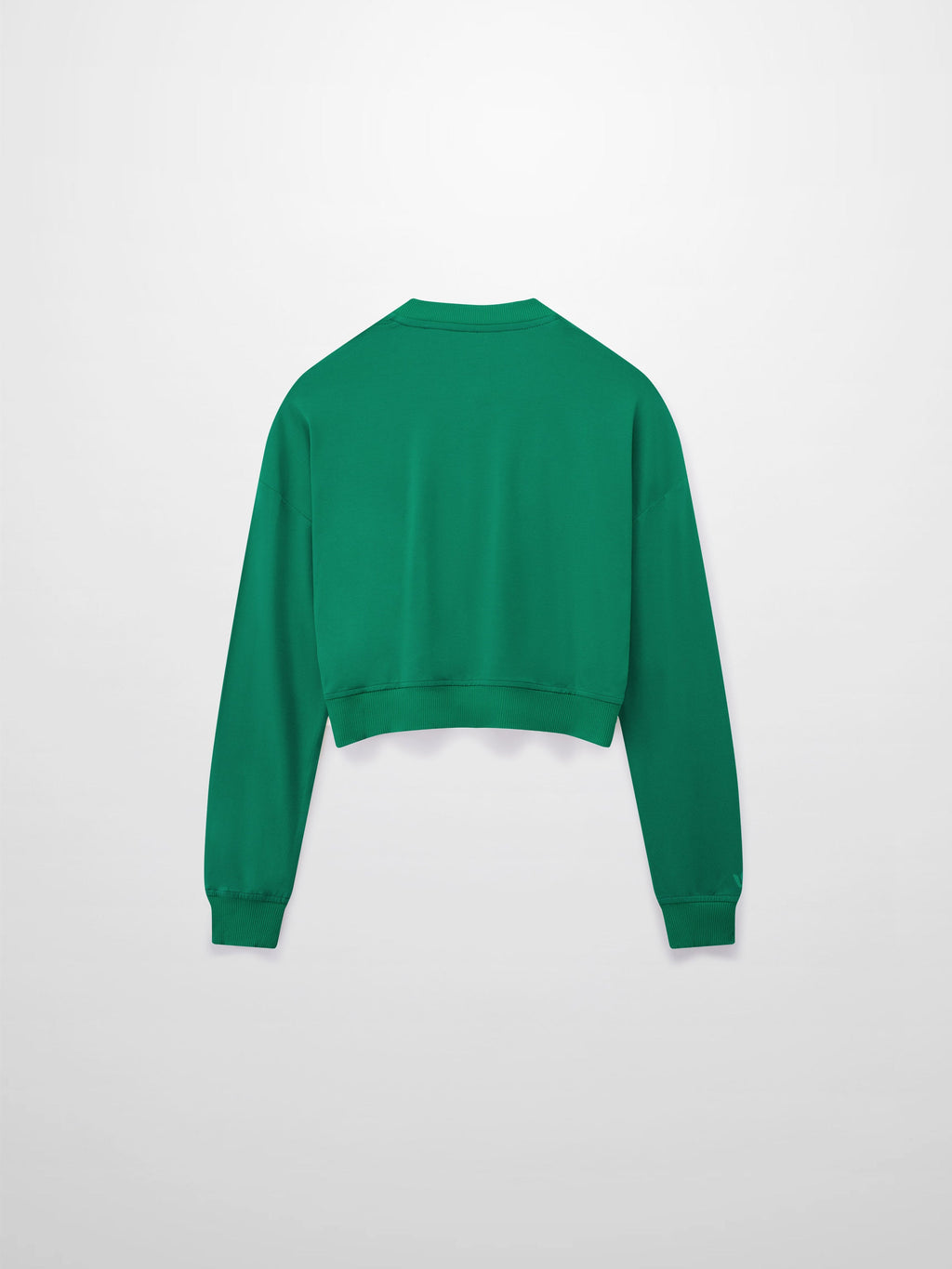 Cropped Tee-Kelly Green