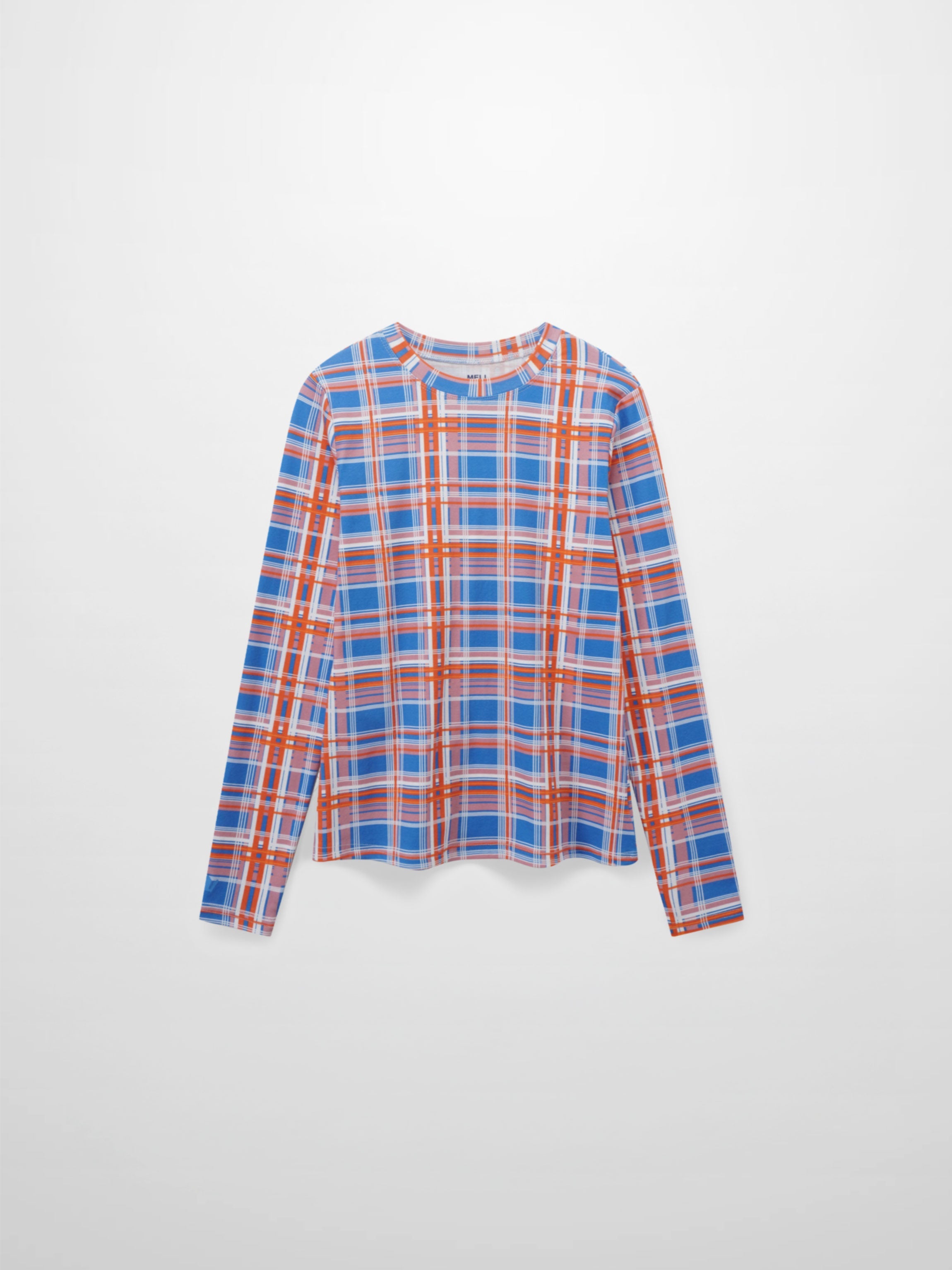 Basic Printed T-shirt-Plaid