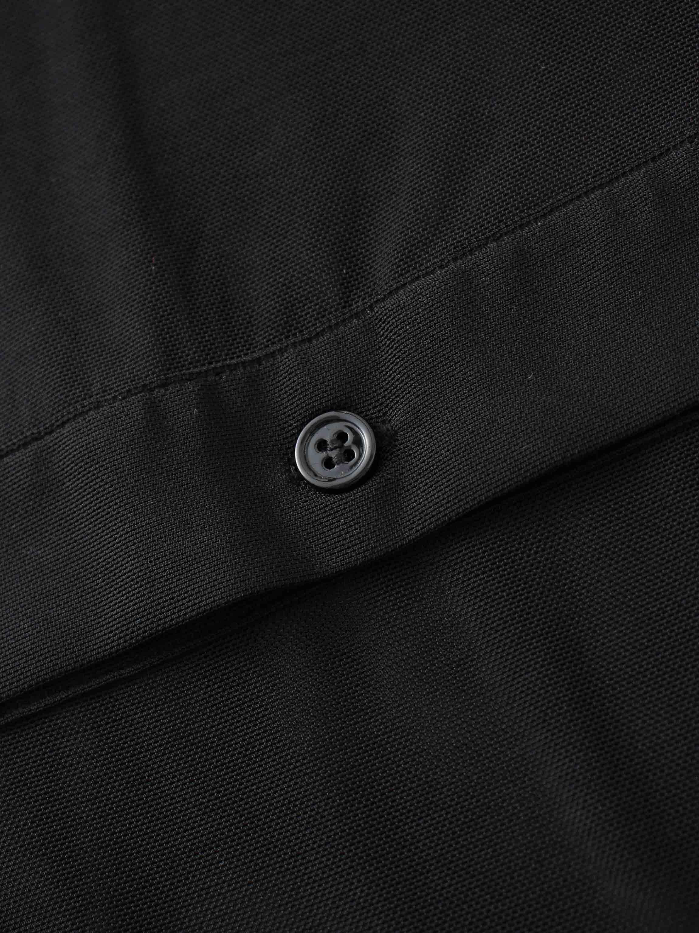 Mesh Ruffle Maxi Dress-Black